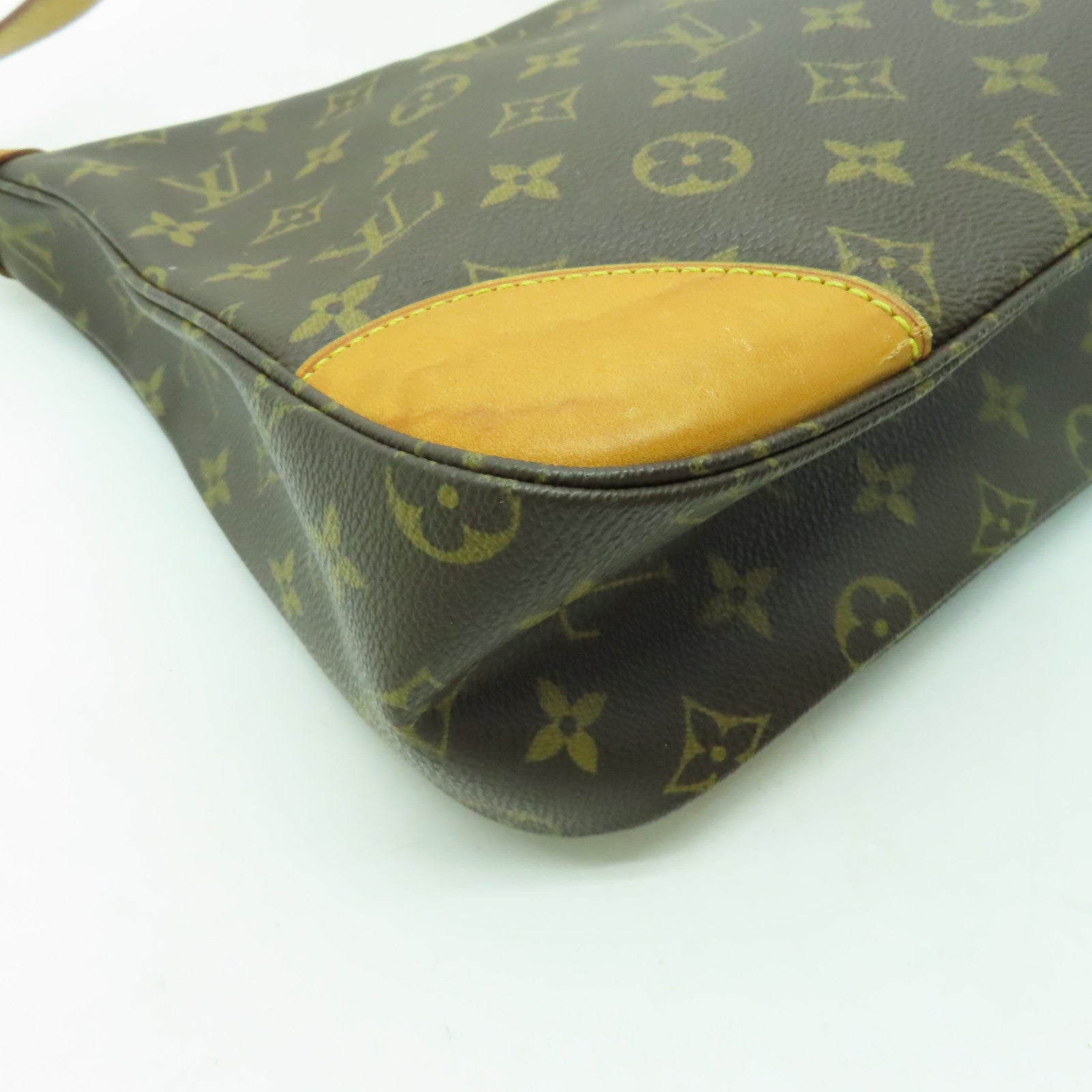 LOUIS VUITTON Monogram Boulogne金扣肩背袋啡色