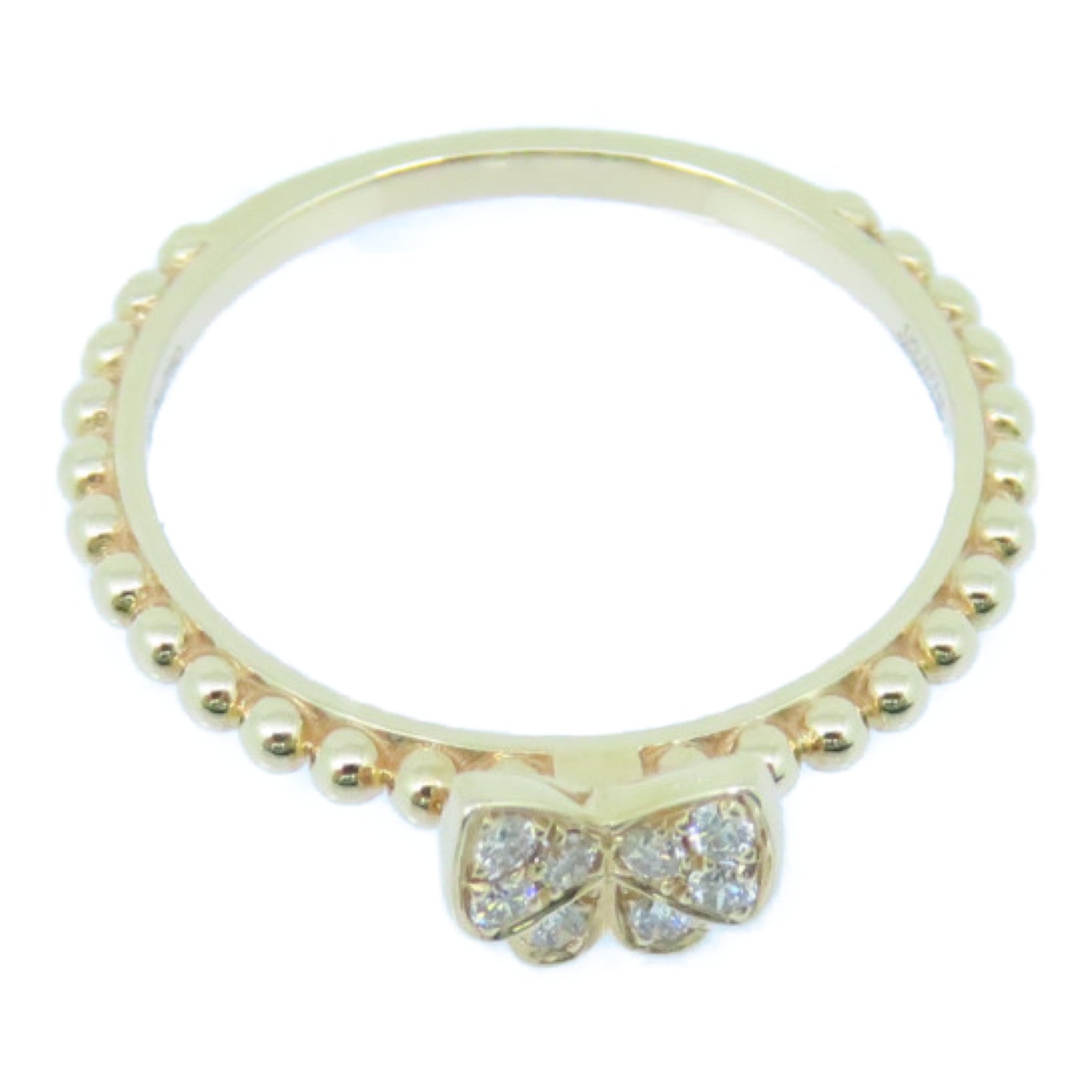 JEWELRY 18K玫瑰金Diamond Ring 0.077ct钻石戒指US#6