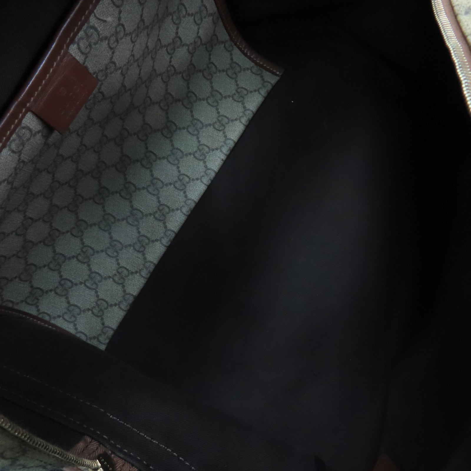 GUCCI 【激減優惠】塗層帆布Boston Bag波士頓包啡色