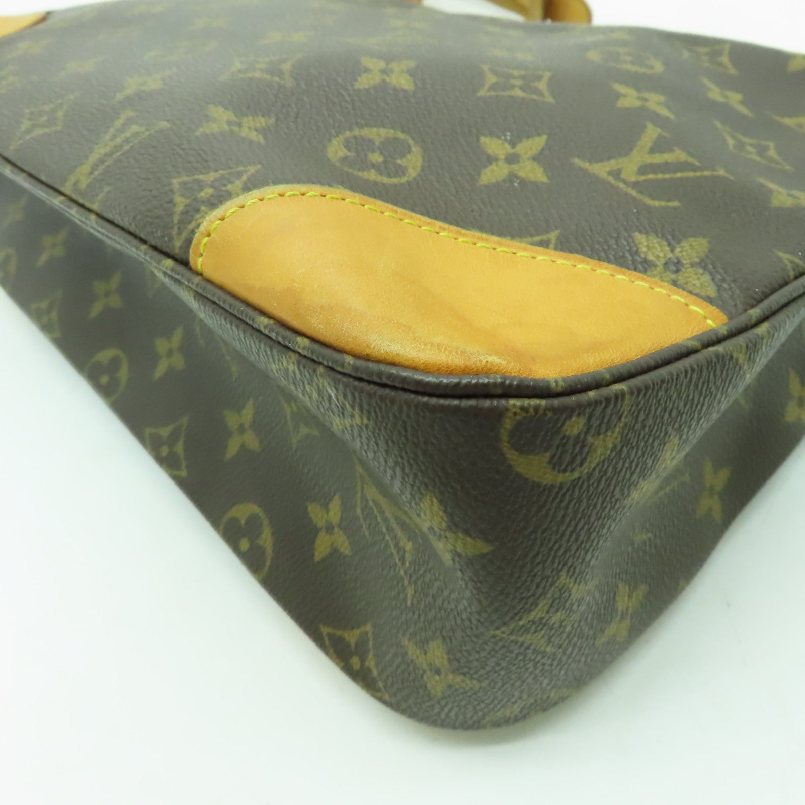 LOUIS VUITTON Monogram Boulogne金扣肩背袋啡色