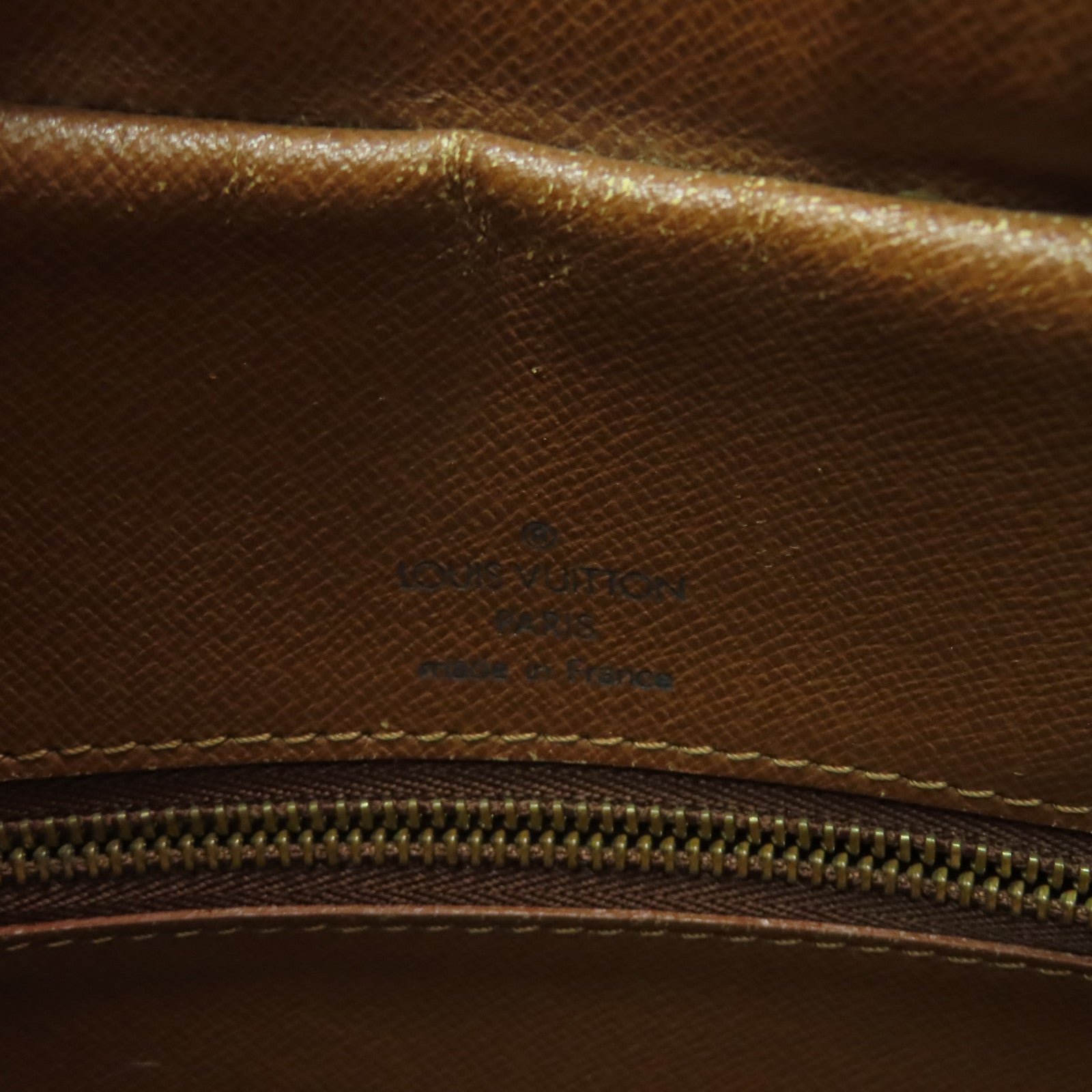 LOUIS VUITTON Monogram Boulogne金扣肩背袋啡色