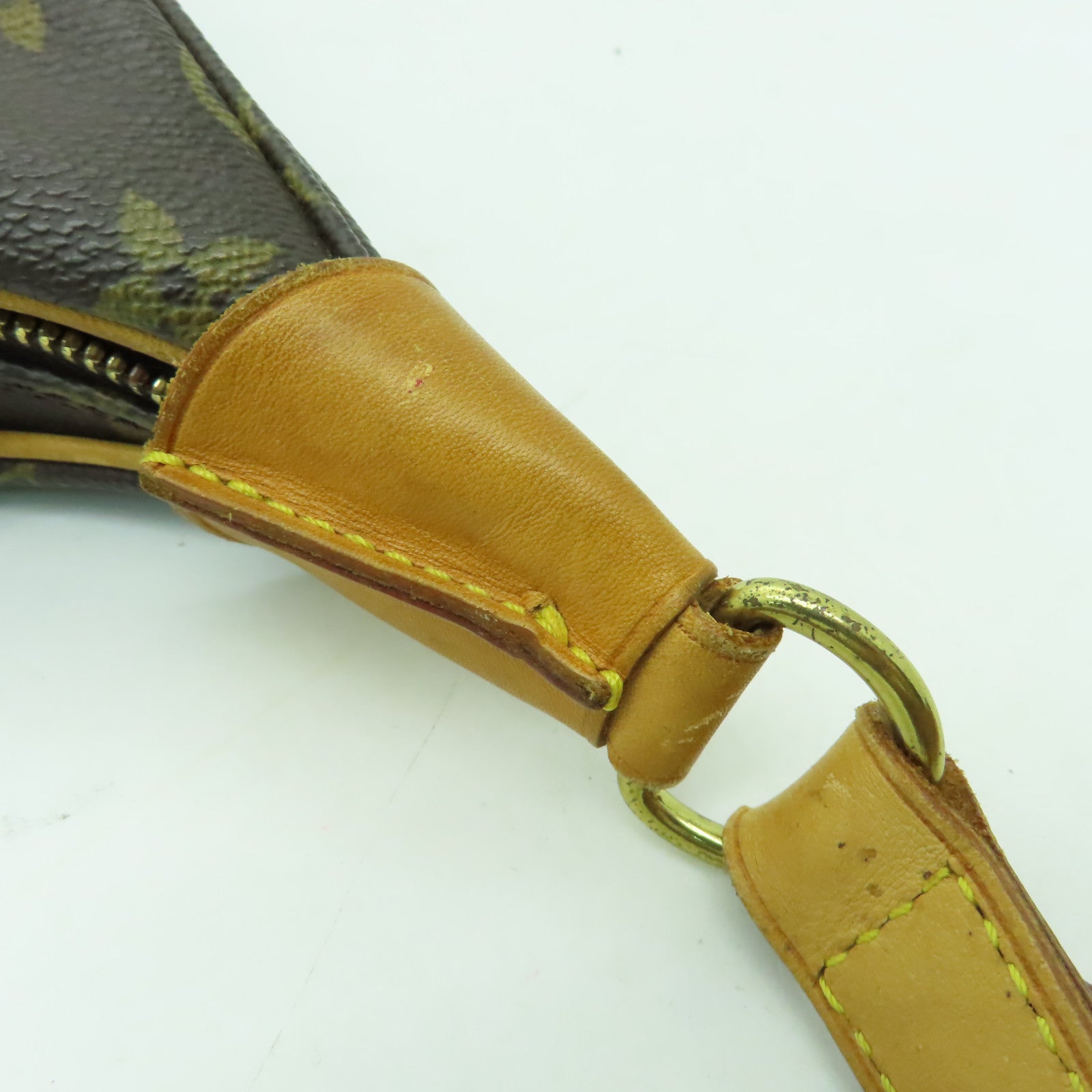 LOUIS VUITTON Monogram Boulogne金扣肩背袋啡色