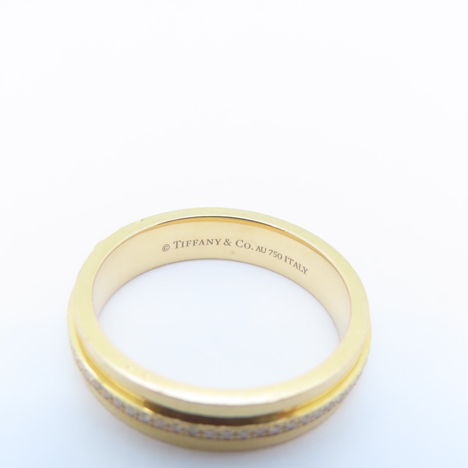 TIFFANY＆CO 【激減優惠】18K玫瑰金Diamond T  Ring戒指US#7 Tiffany#14