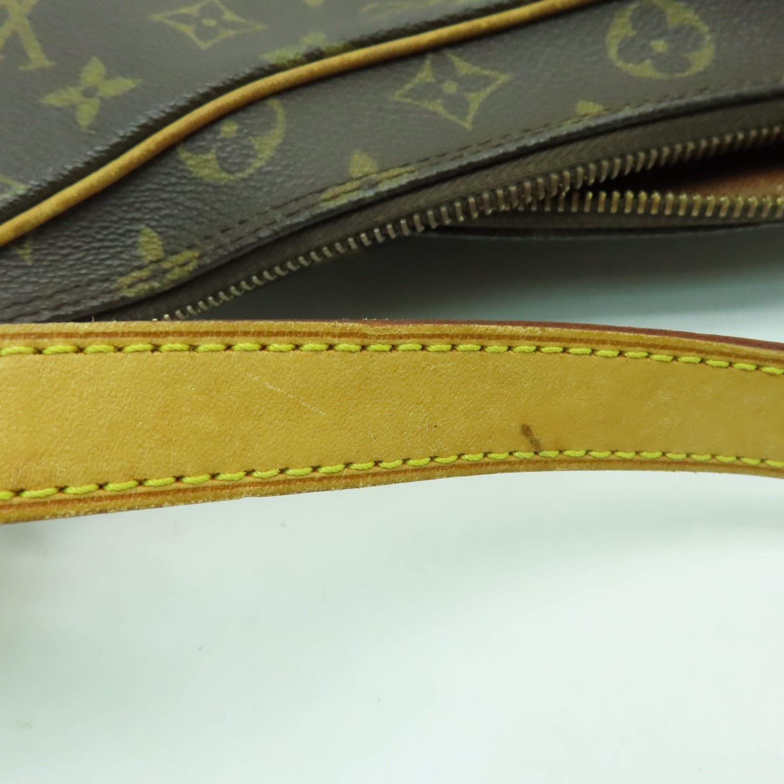 LOUIS VUITTON Monogram Boulogne金扣肩背袋啡色