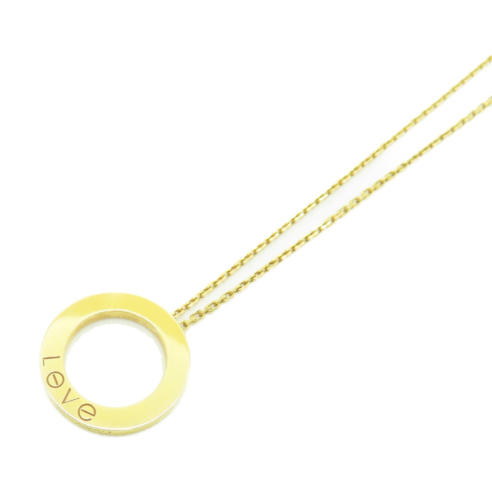 CARTIER 18K黃金Love Necklace項鍊