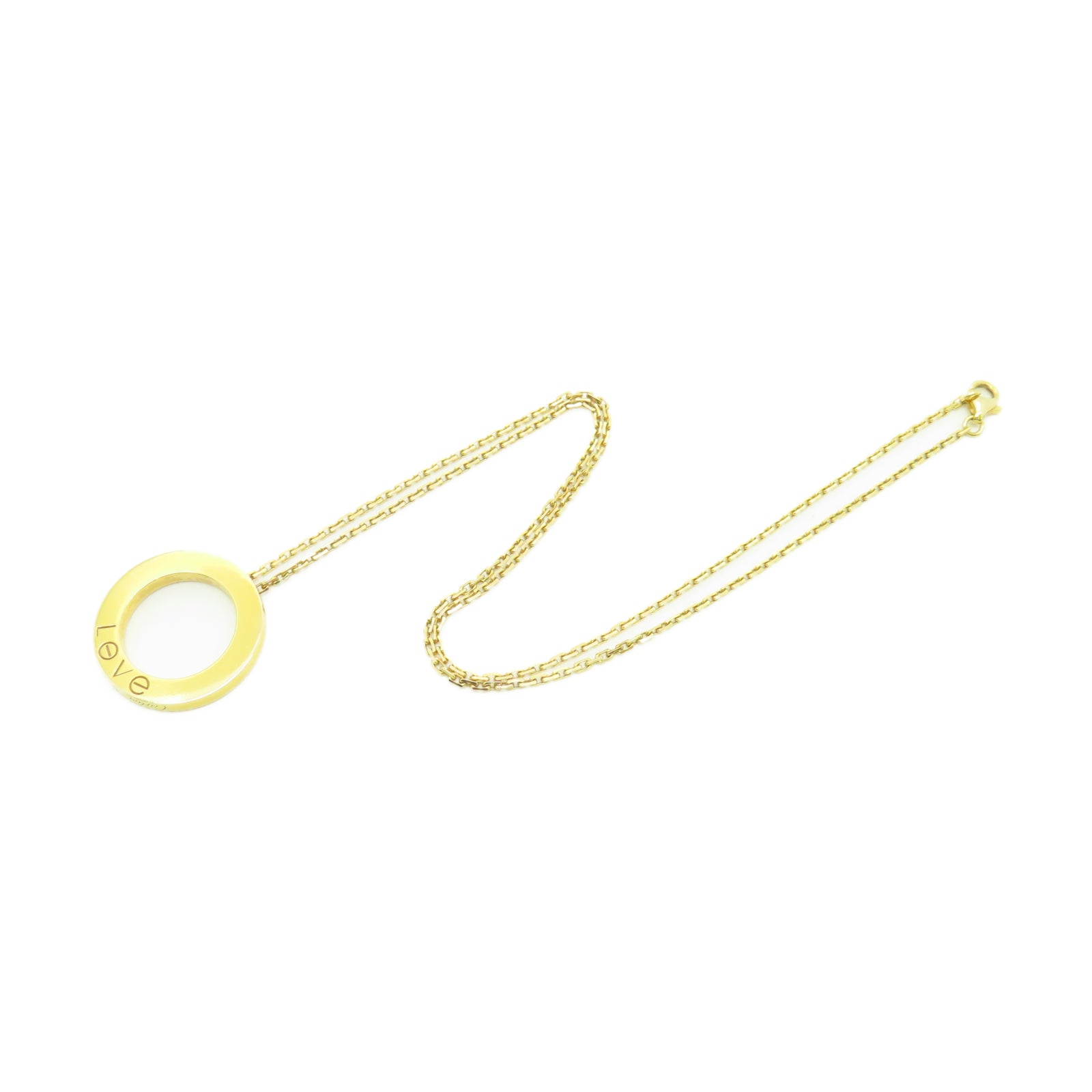 CARTIER 18K黃金Love Necklace項鍊