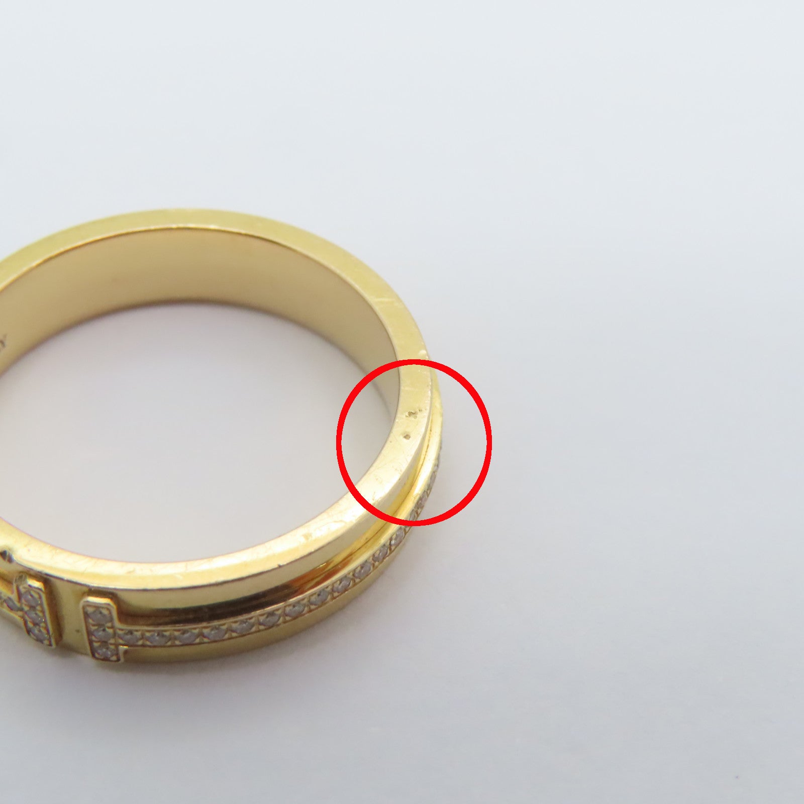 TIFFANY＆CO 【激減優惠】18K玫瑰金Diamond T  Ring戒指US#7 Tiffany#14