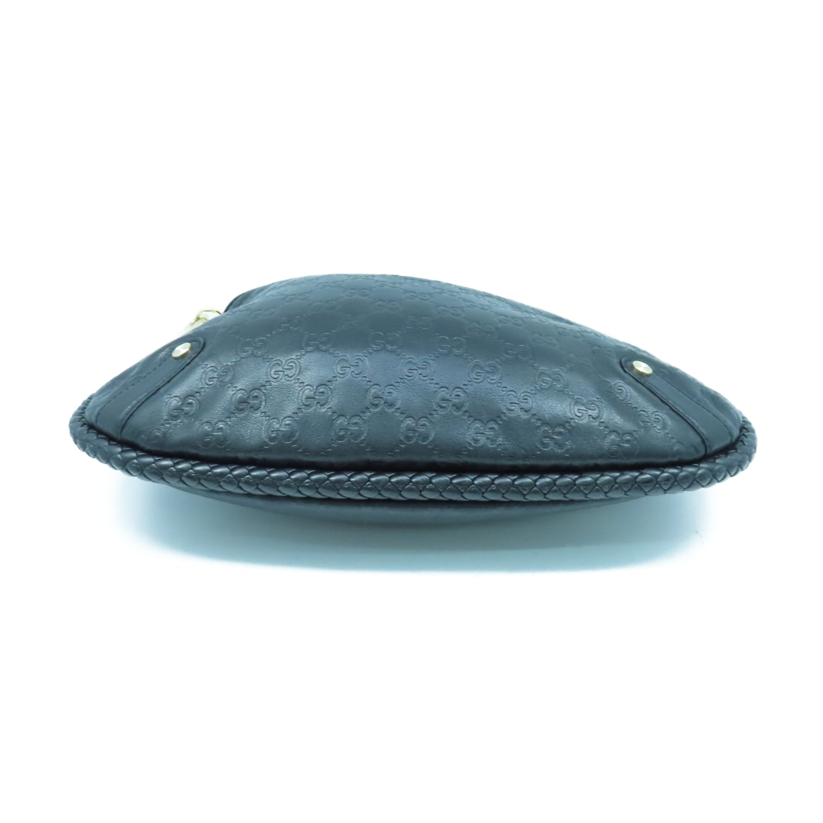 GUCCI 牛皮皮革Shoulder Bag金扣肩背袋黑色