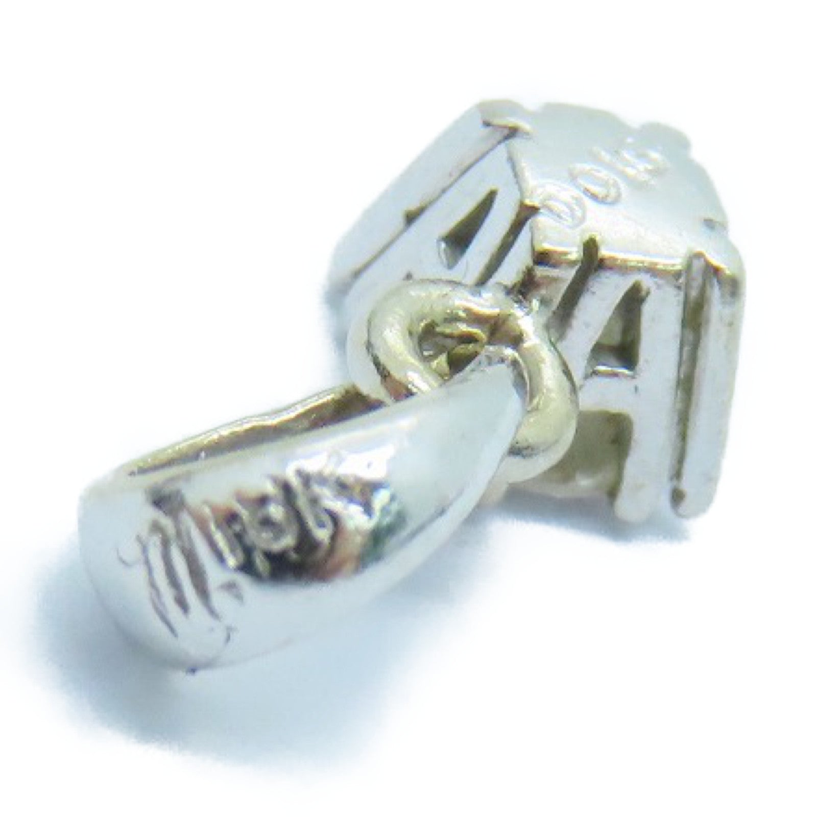 JEWELRY 18K白金Top钻石吊咀银色