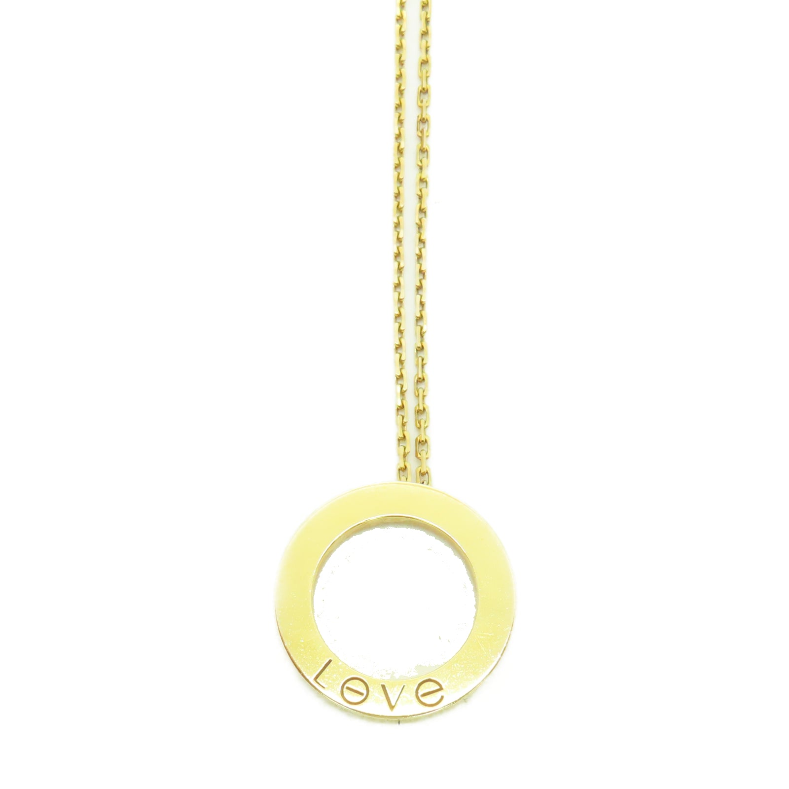 CARTIER 18K黃金Love Necklace項鍊
