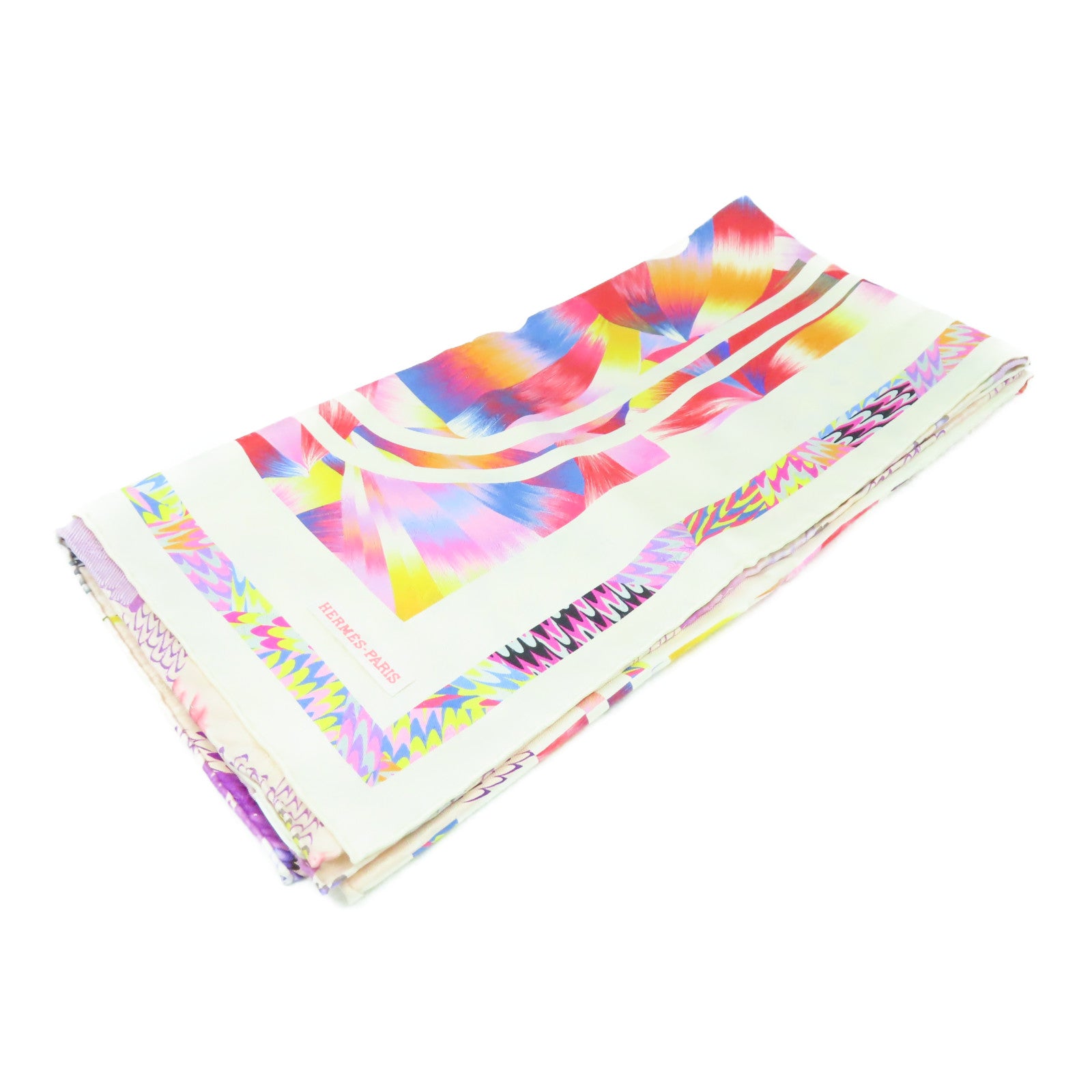 HERMES 絲質Scarf絲巾彩色