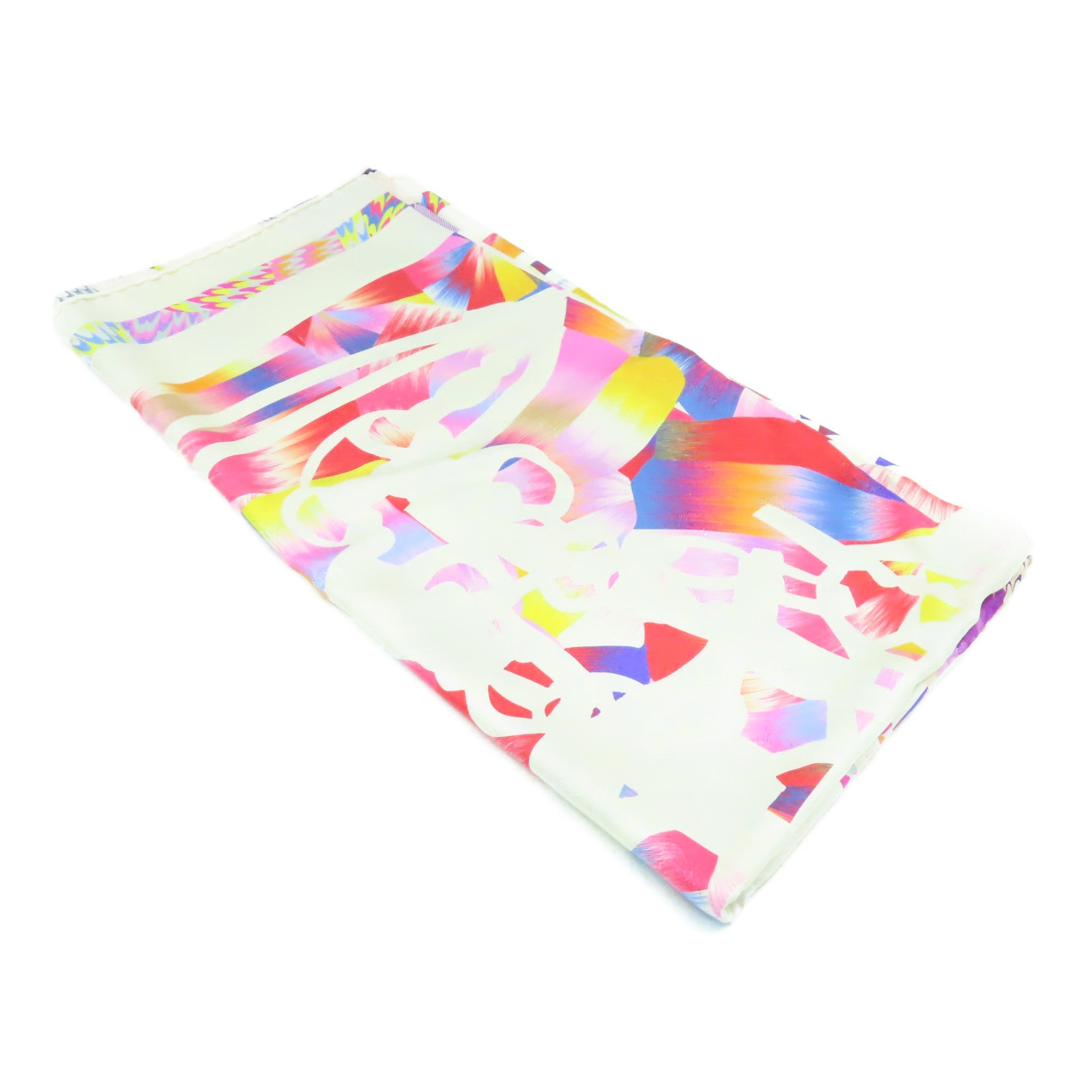 HERMES 絲質Scarf絲巾彩色