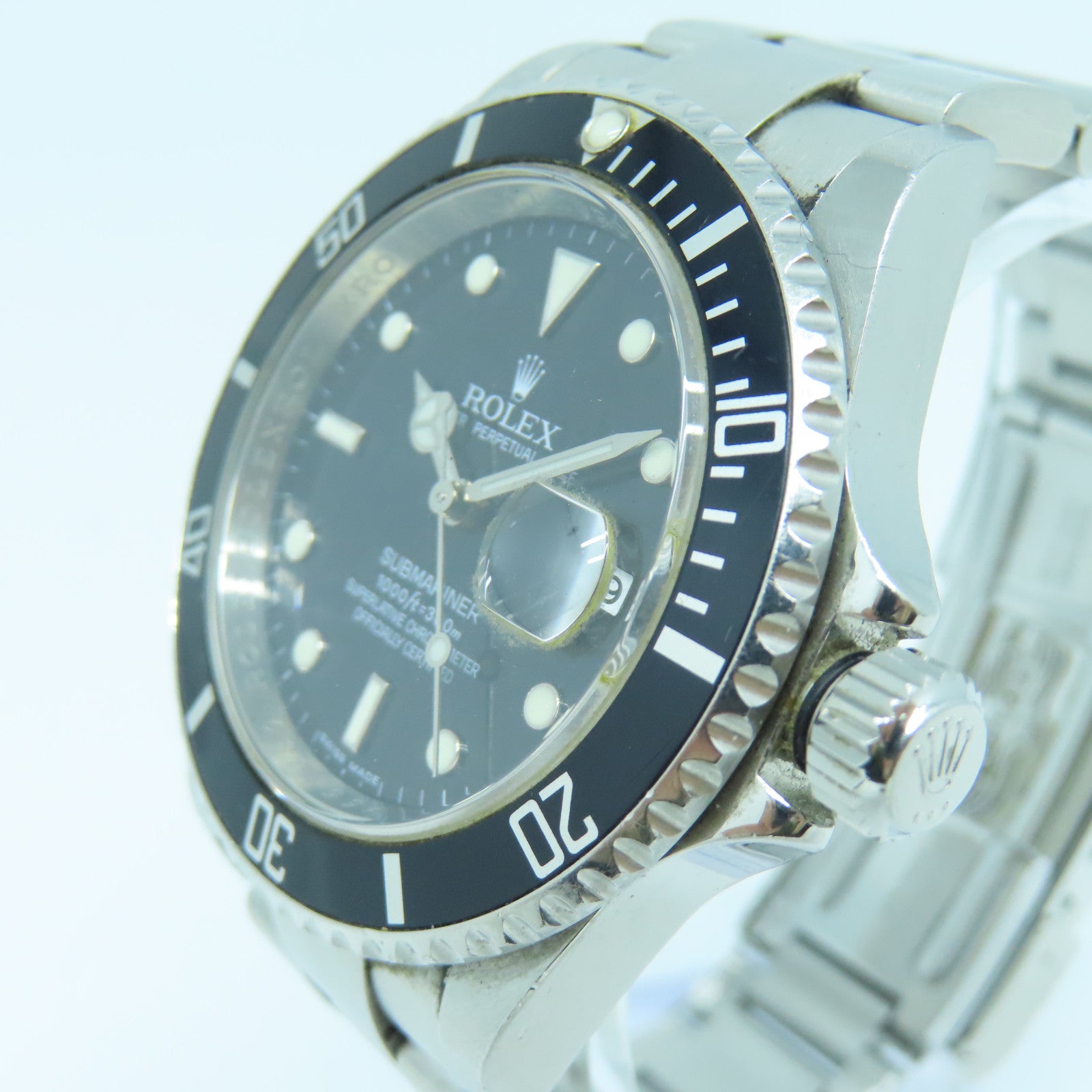 ROLEX Submarinar Date 40mm Stainless Steel Watch Automatic Movement Black/Silver