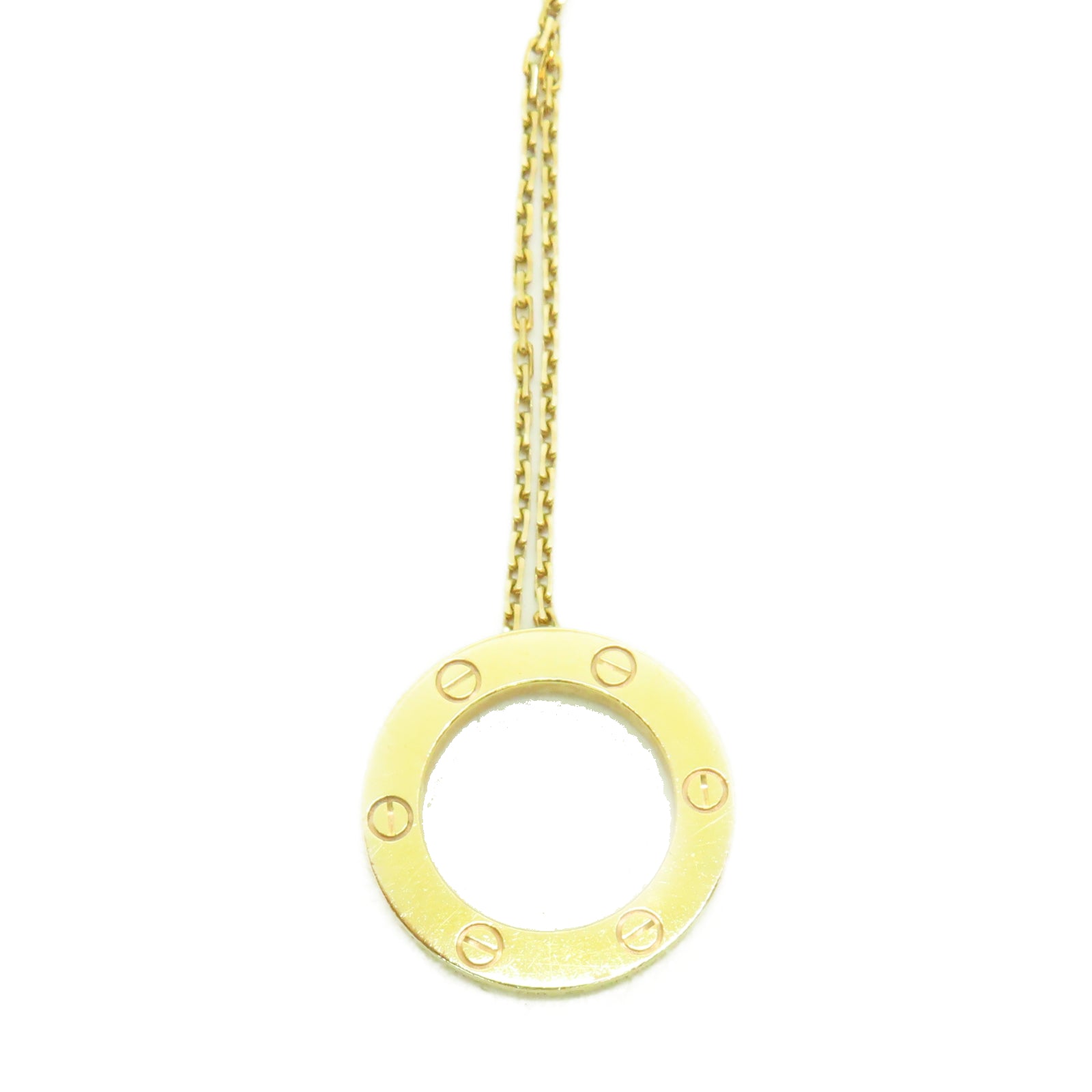 CARTIER 18K黃金Love Necklace項鍊