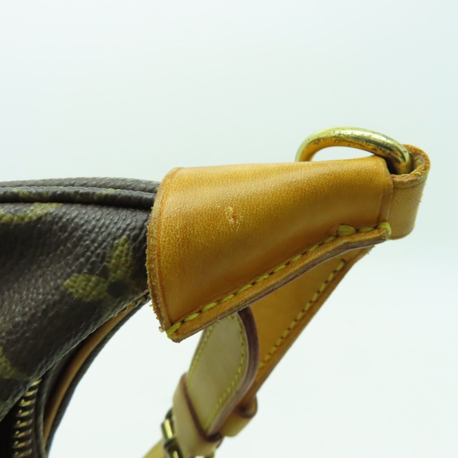 LOUIS VUITTON Monogram Boulogne金扣肩背袋啡色