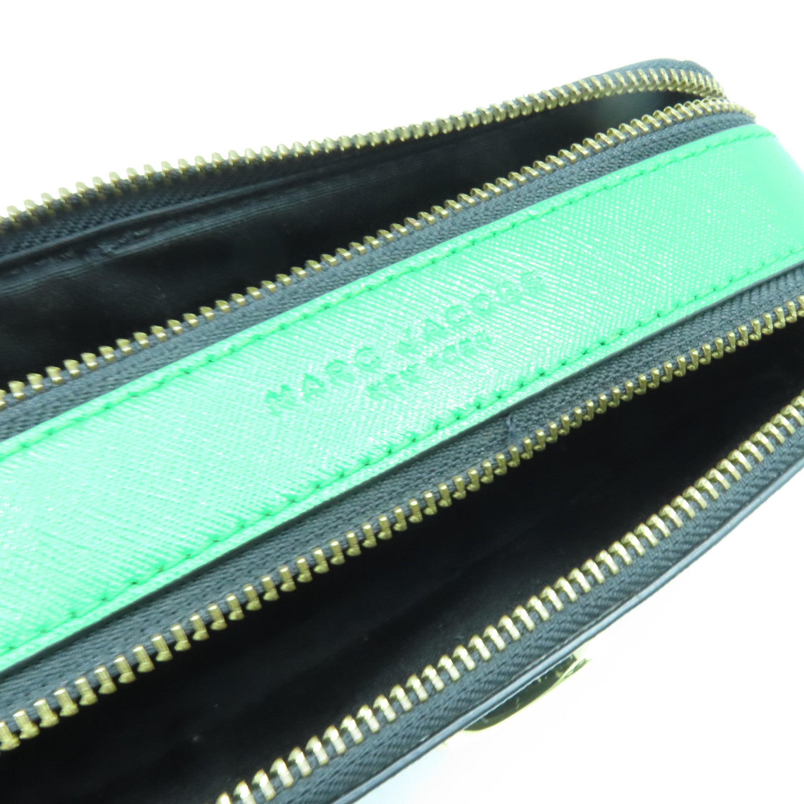 MARC JACOBS 牛皮皮革Shouder Bag金扣肩背袋藍色/綠色
