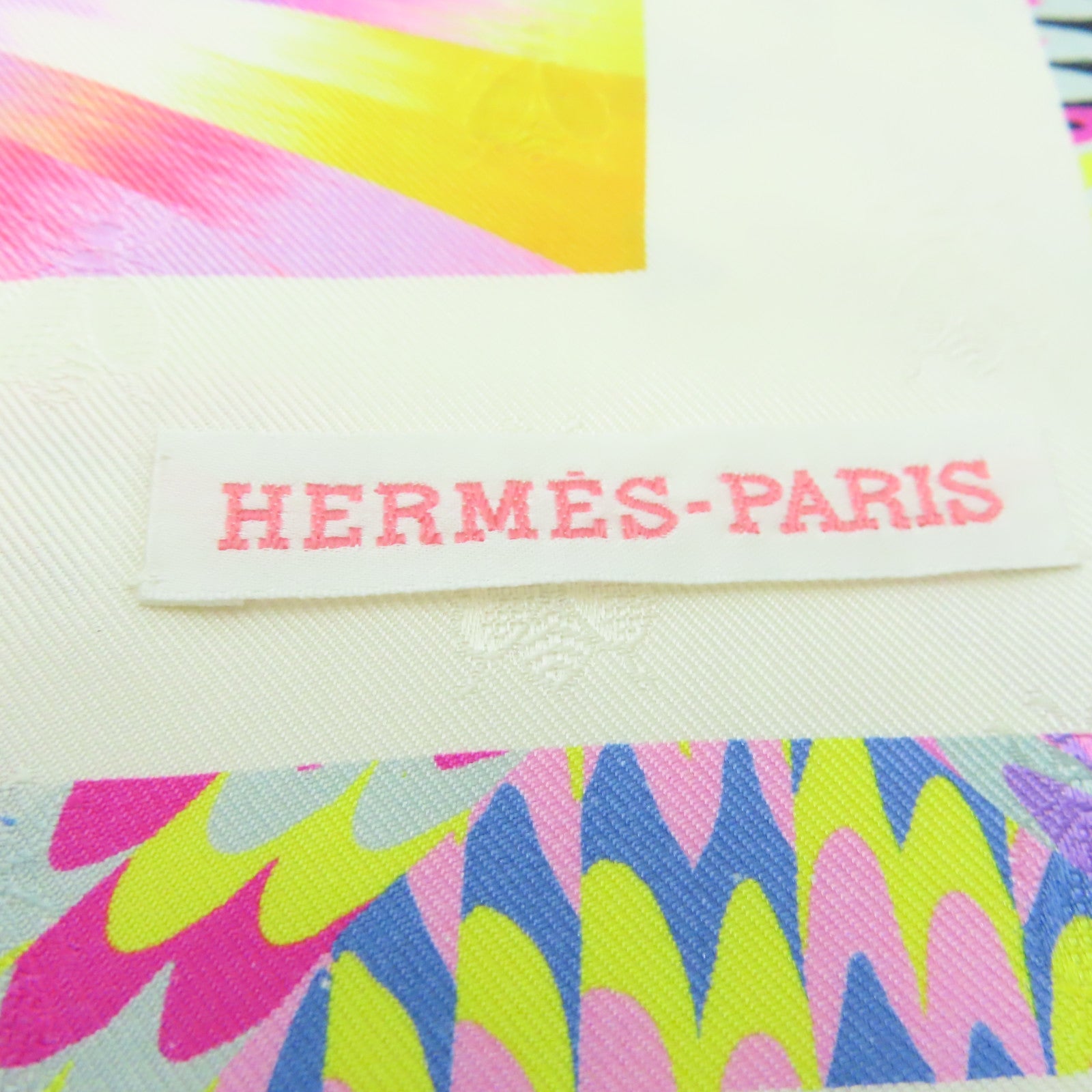 HERMES 絲質Scarf絲巾彩色