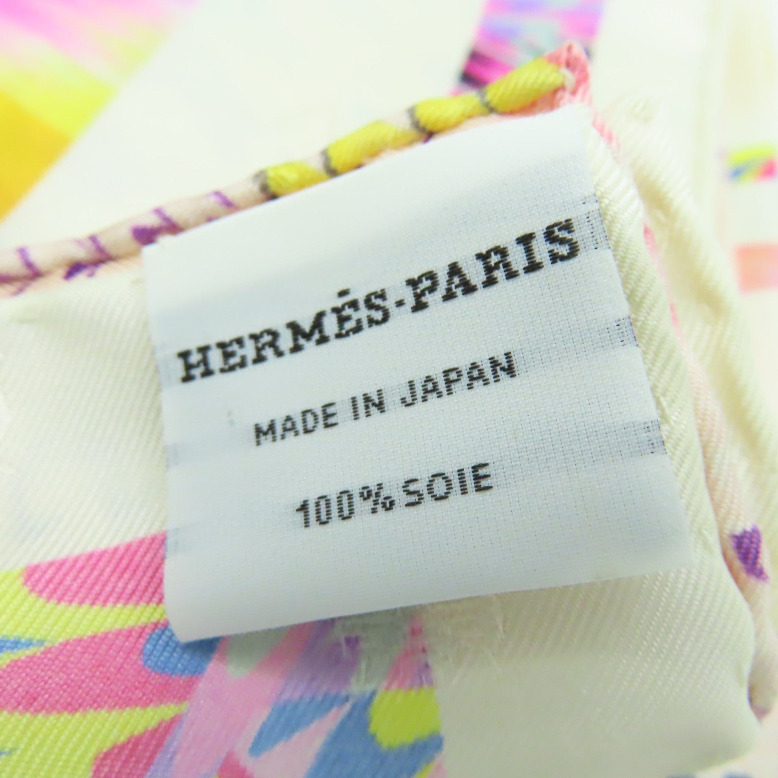 HERMES 絲質Scarf絲巾彩色