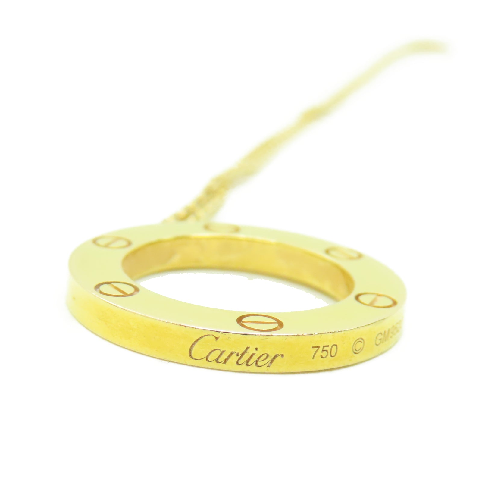 CARTIER 18K黃金Love Necklace項鍊