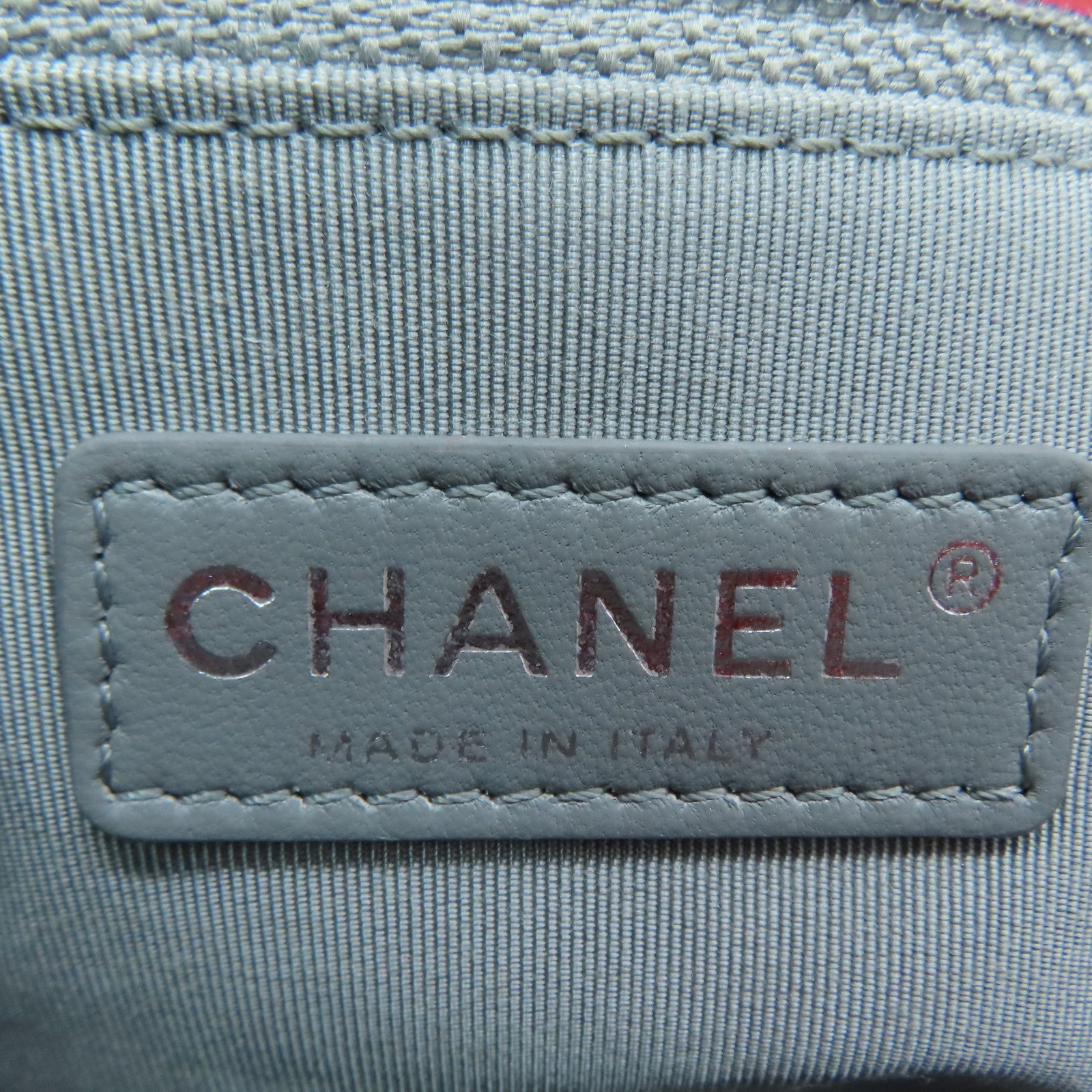 CHANEL 菱格牛皮皮革Boy 28cm Chain Shoulder Bag銀扣鏈條肩背袋紅色