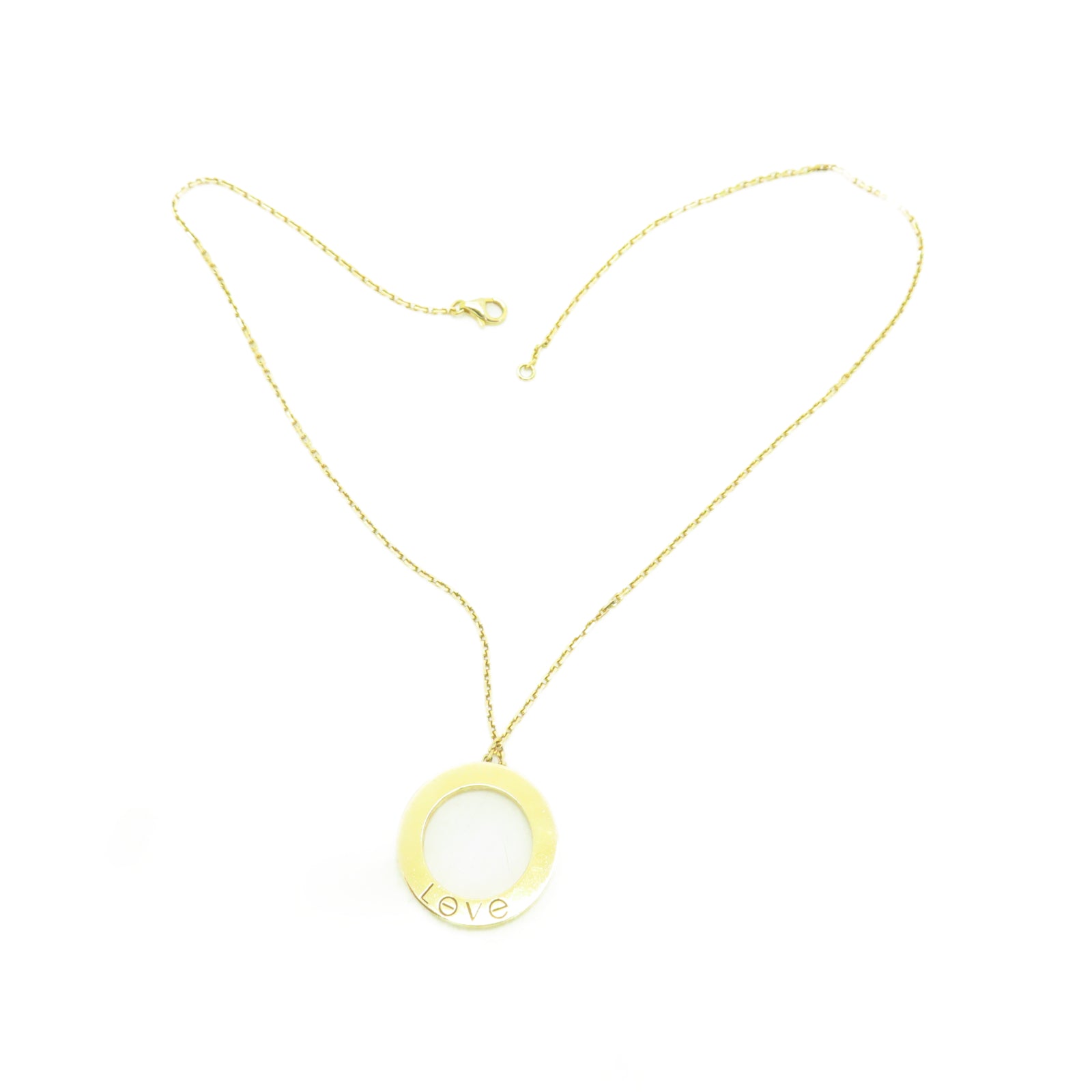 CARTIER 18K黃金Love Necklace項鍊