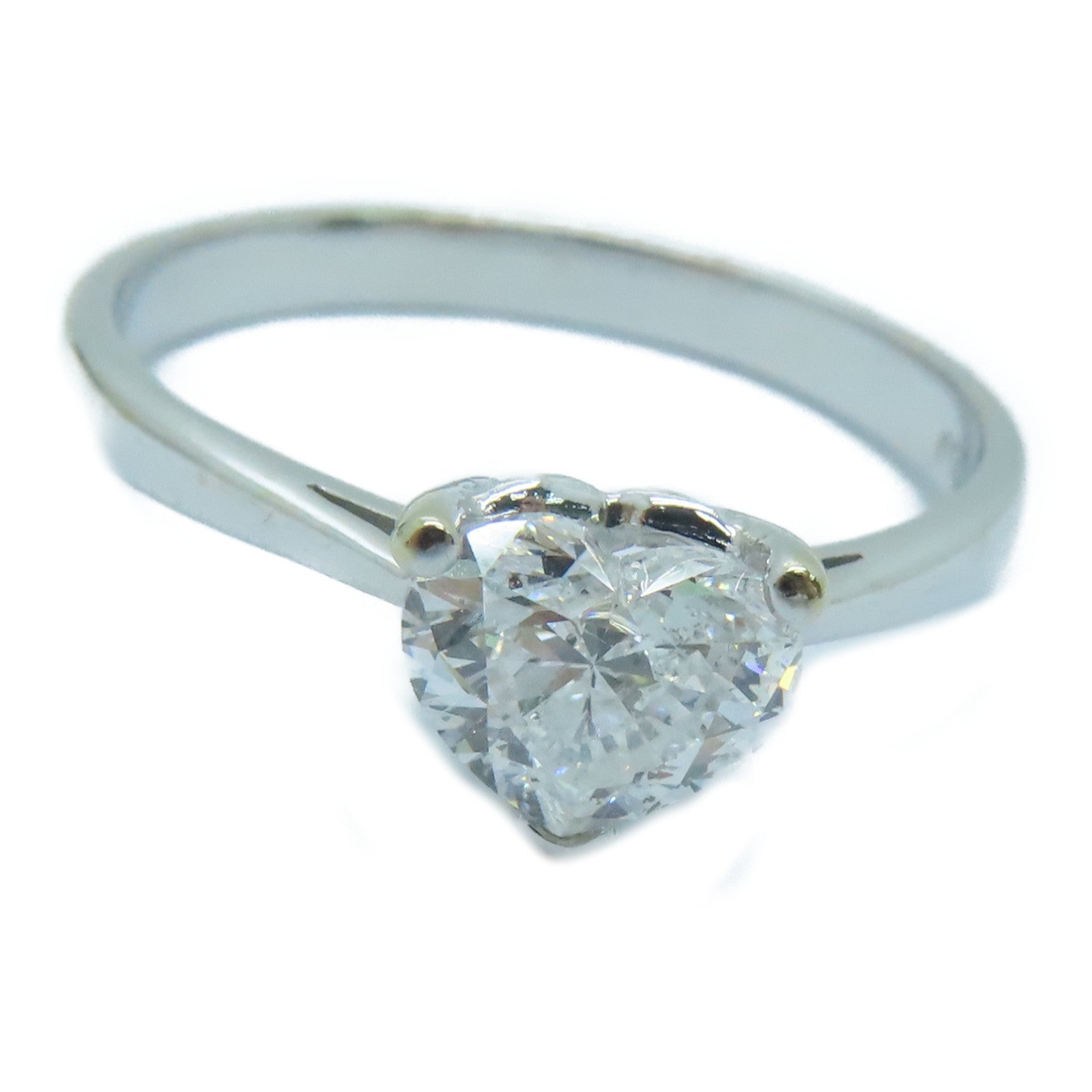 JEWELRY 18K White Gold Diamond Ring 1.07ct Diamond Ring US#8.75