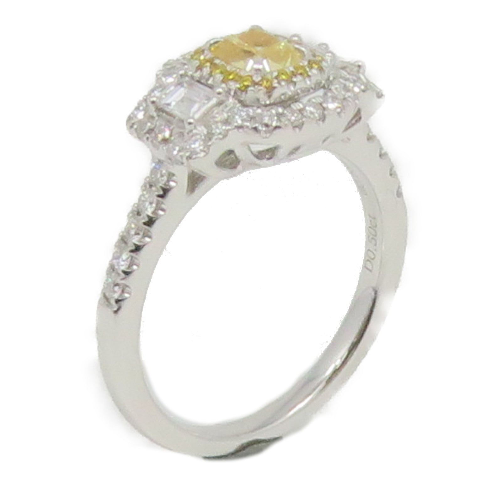 JEWELRY 【激減優惠】18K白金Diamond Ring 0.50ct/0.584ct鑽石戒指US#5.5