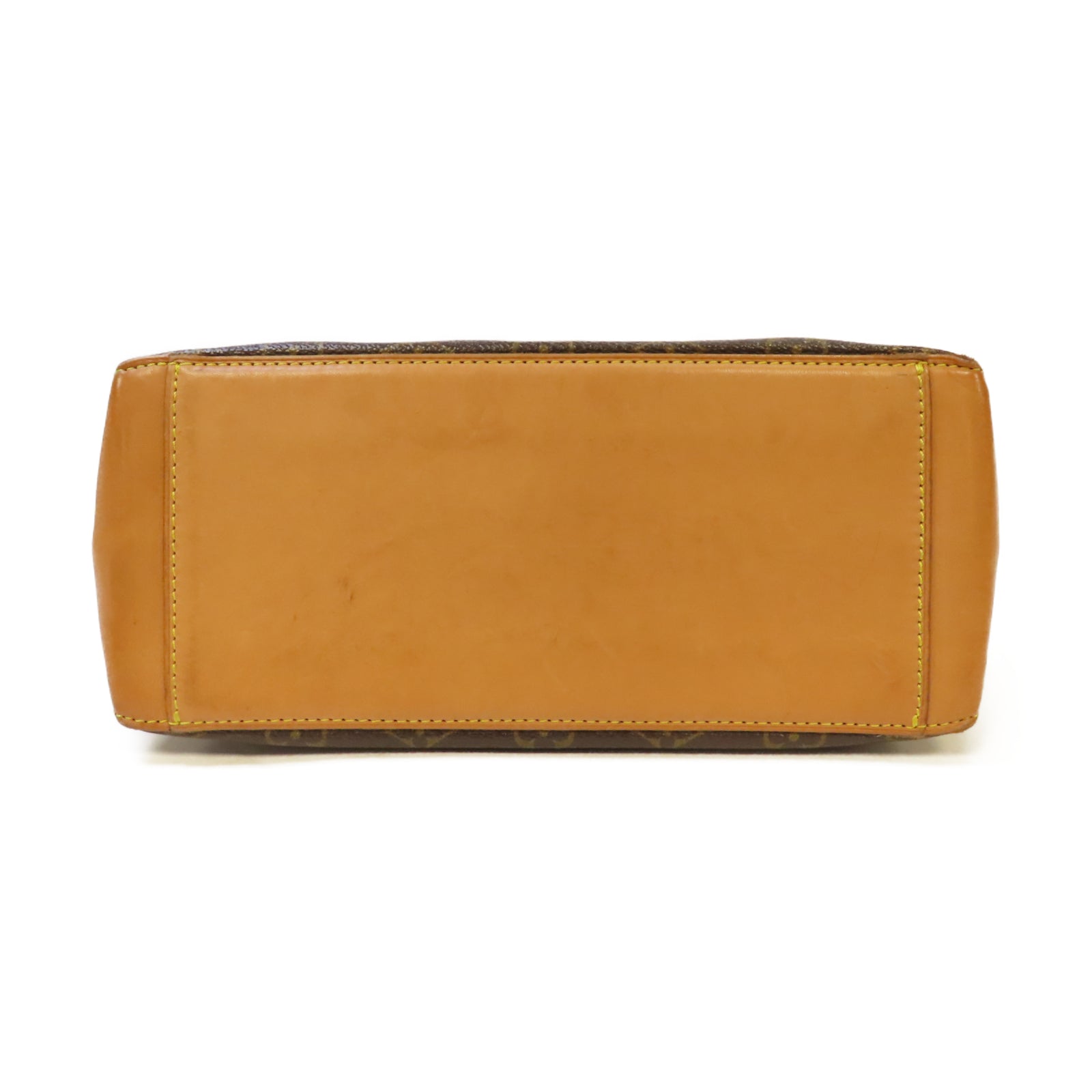 LOUIS VUITTON Monogram Cabas Piano金扣肩背袋啡色