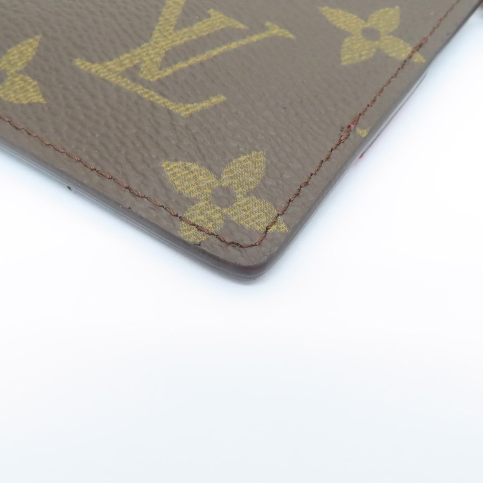 LOUIS VUITTON Monogram Totem Pochette Cles錢包啡色