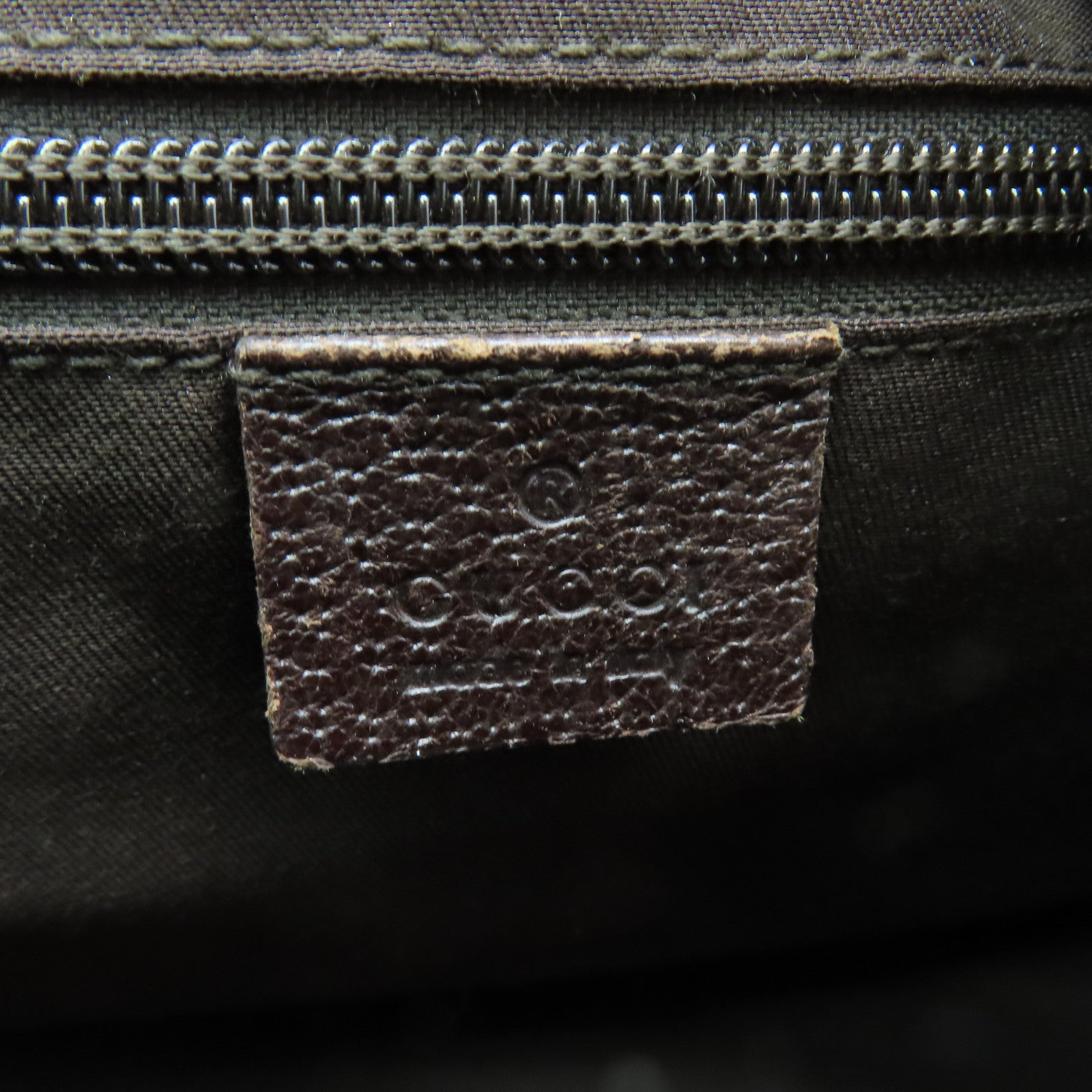 GUCCI 帆布Small Duffer Bag銀扣肩背袋棕色