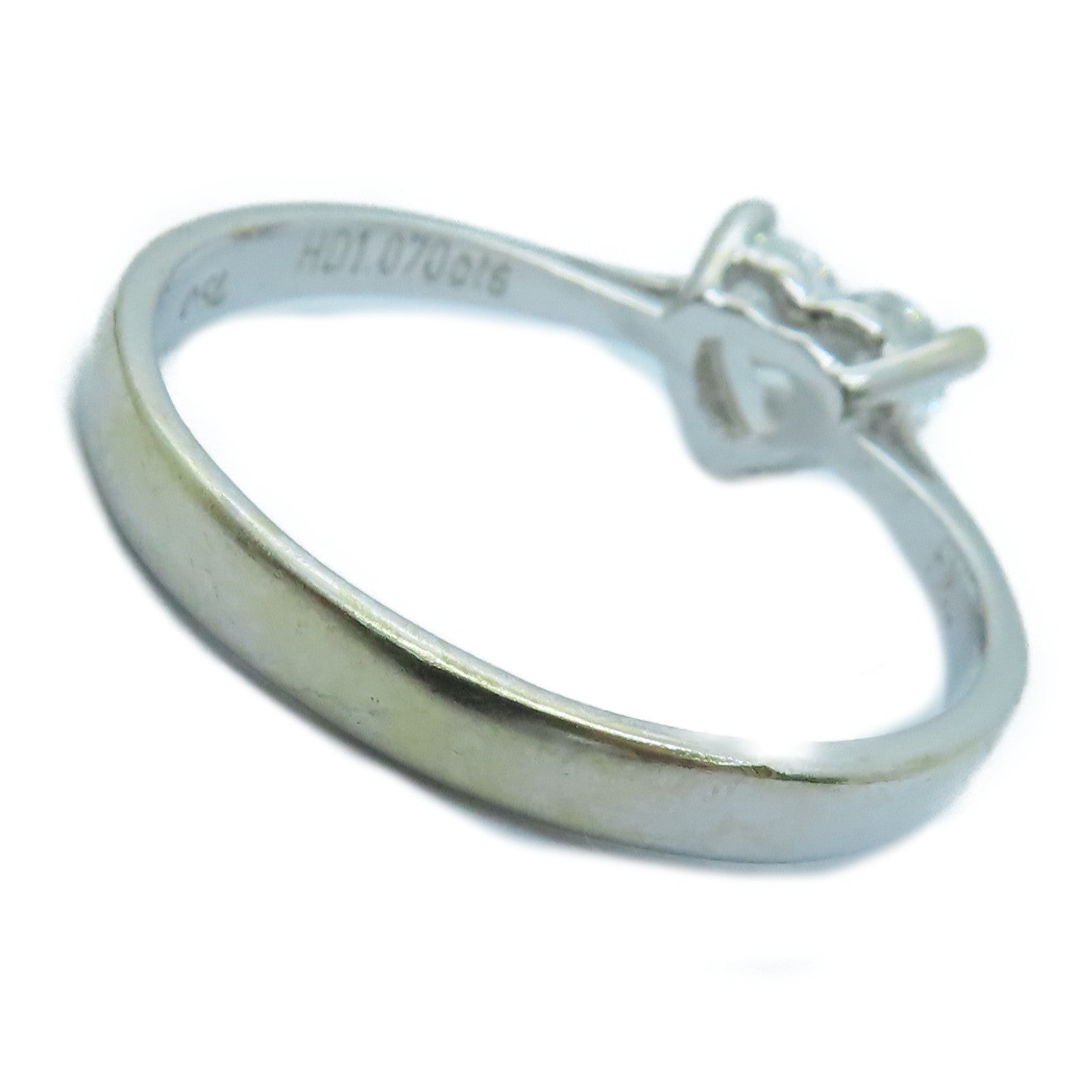 JEWELRY 18K White Gold Diamond Ring 1.07ct Diamond Ring US#8.75