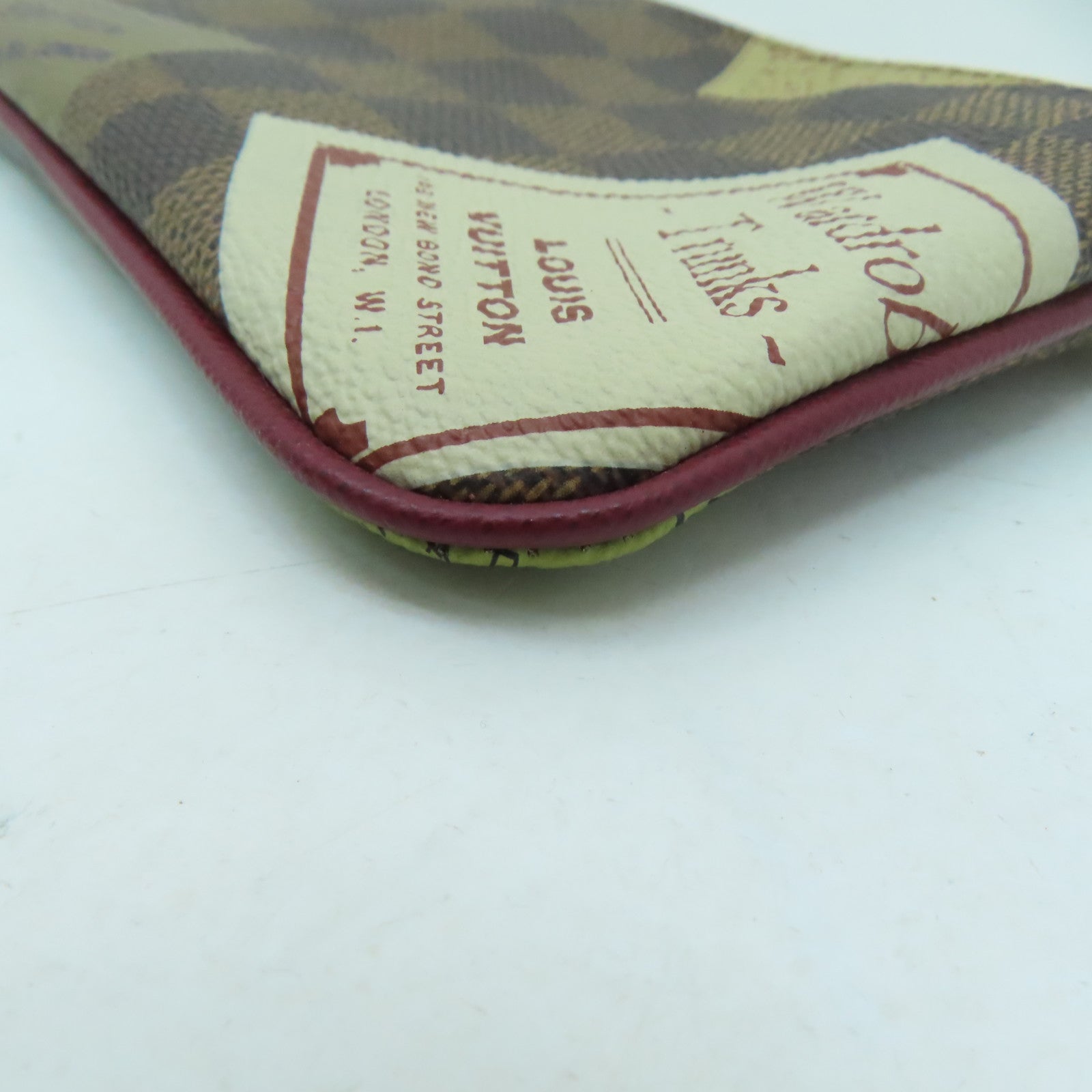 LOUIS VUITTON Damier Pochette Milla MM金扣肩背袋啡色
