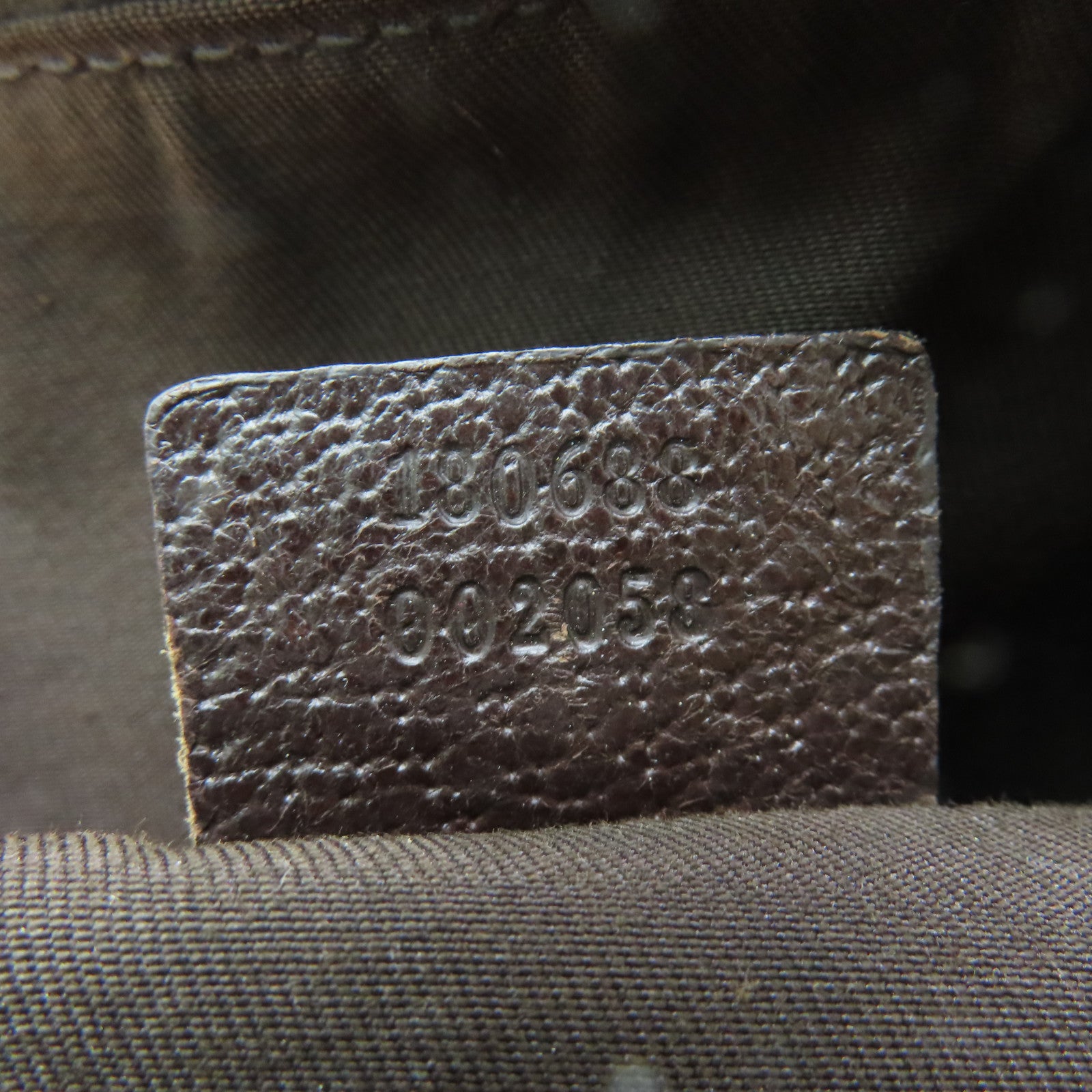 GUCCI 帆布Small Duffer Bag銀扣肩背袋棕色