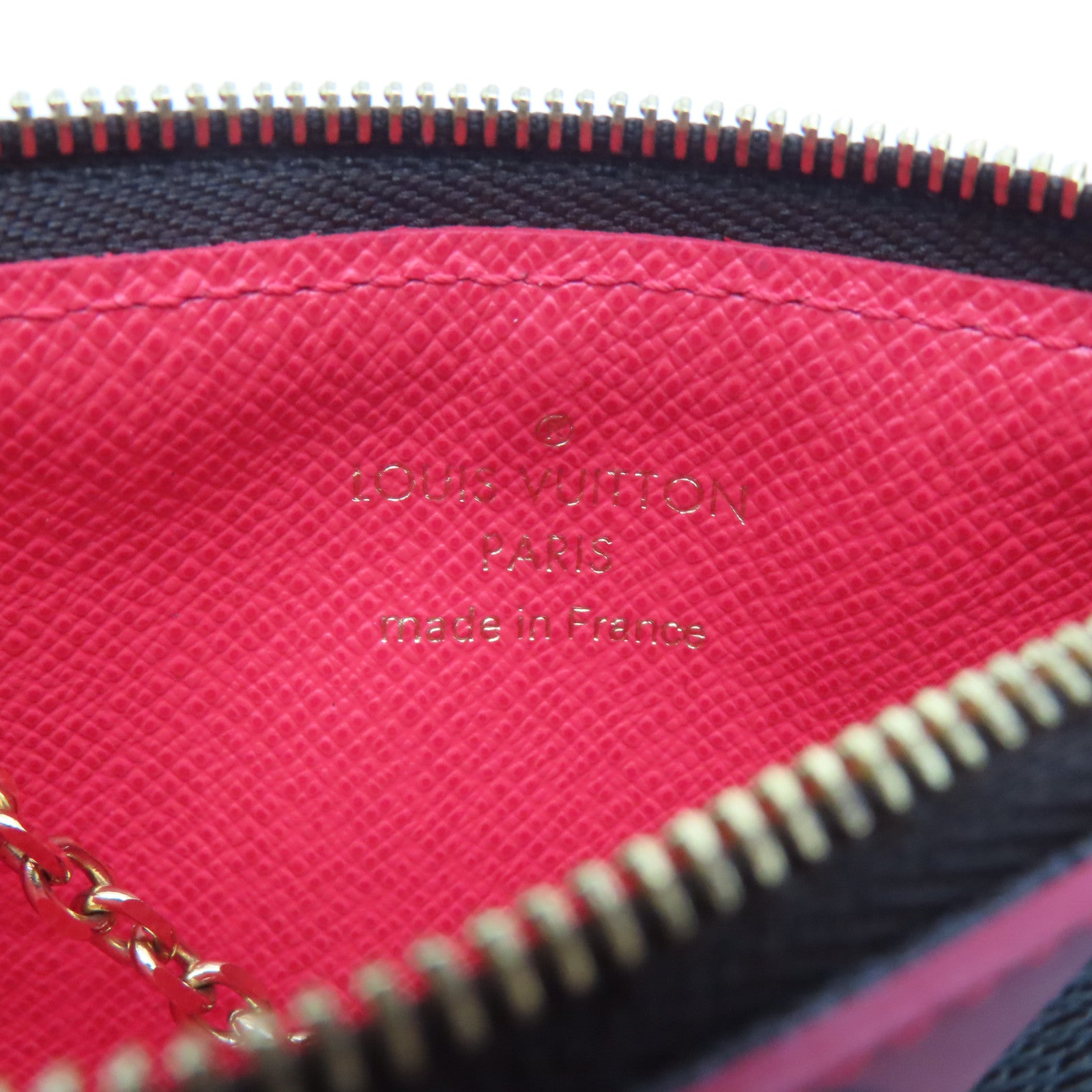 LOUIS VUITTON Monogram Totem Pochette Cles錢包啡色
