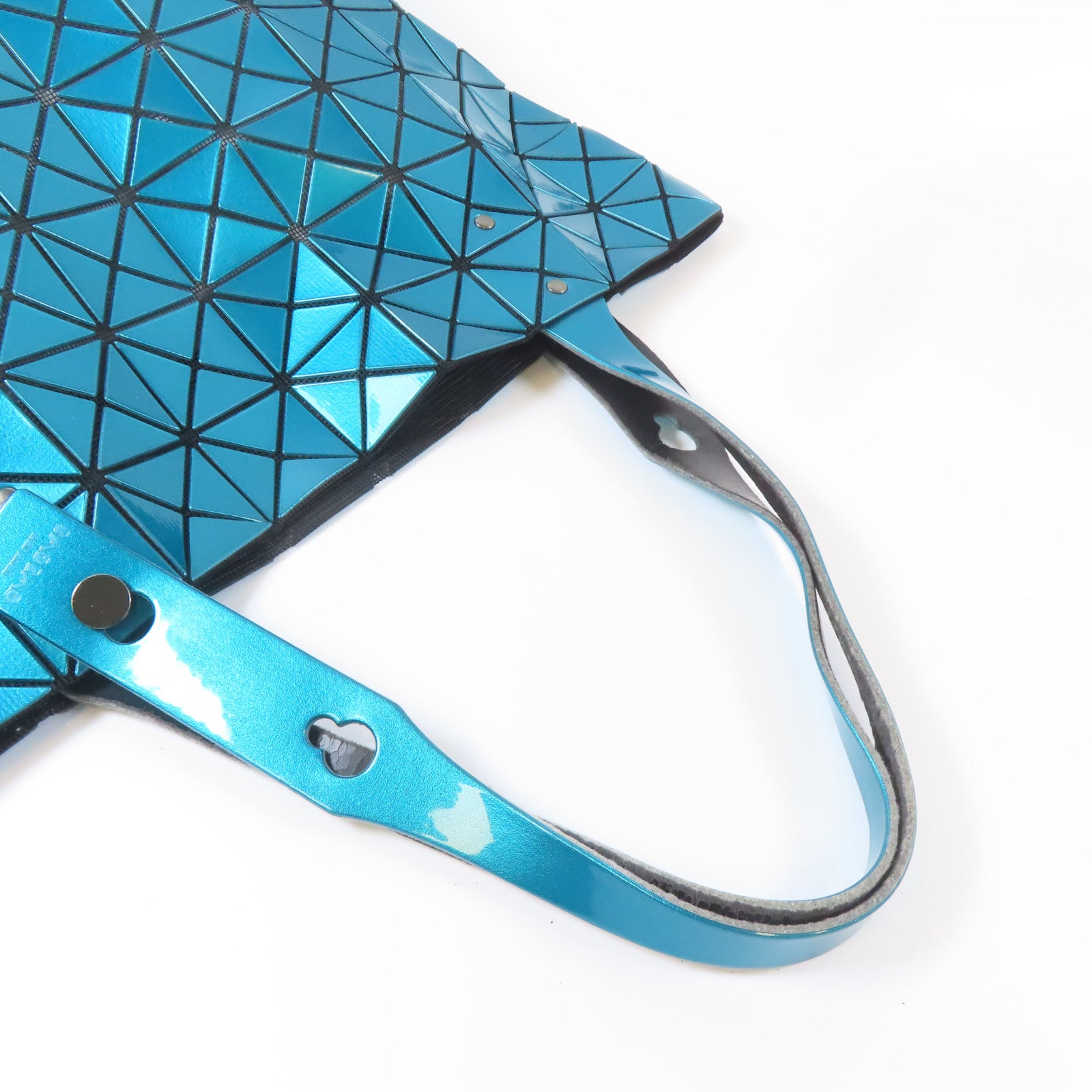 ISSEY MIYAKE PVC Tote Bag黑扣手挽袋藍色