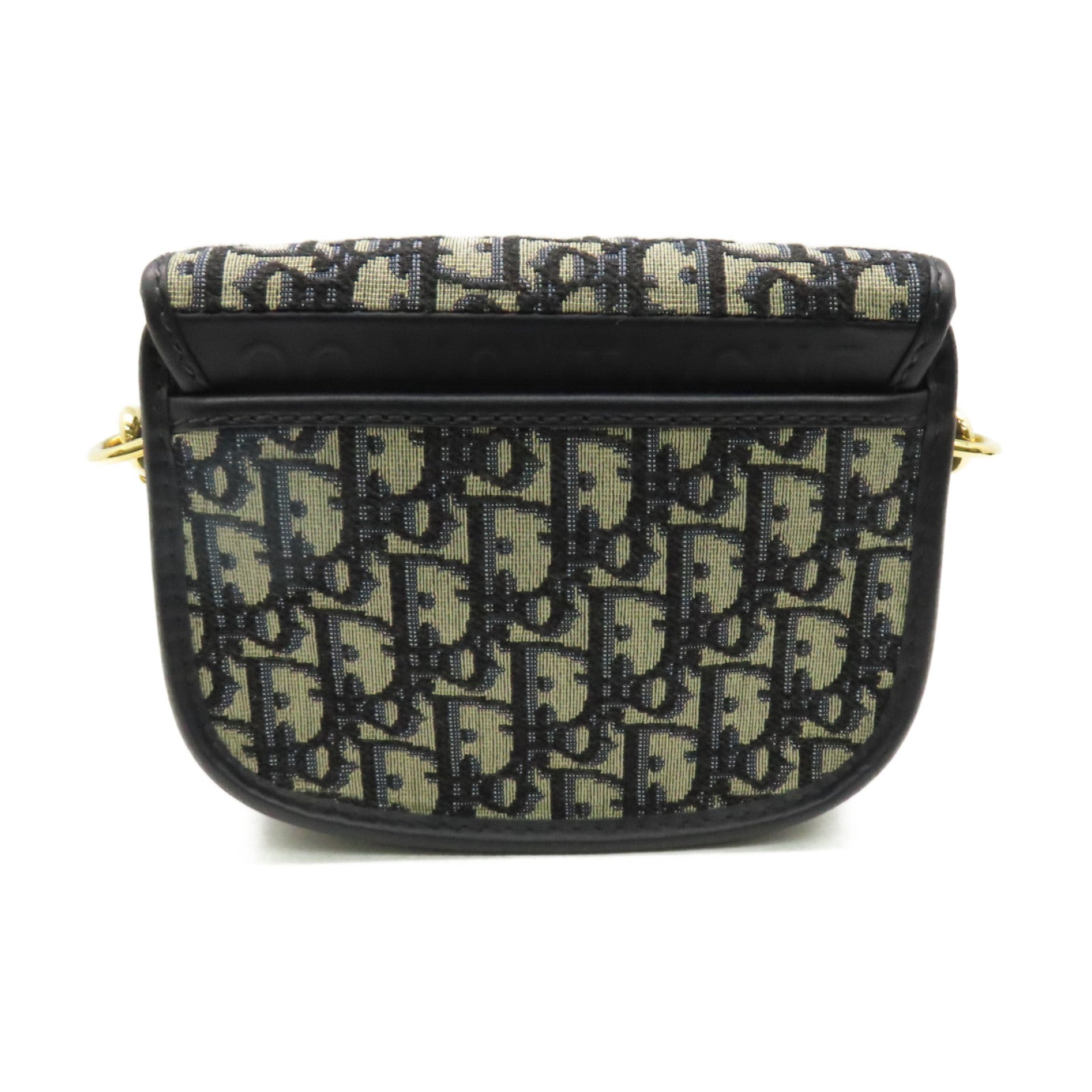 Dior 帆布Bobby Small Shoulder Bag金扣肩背袋啡色/藍色