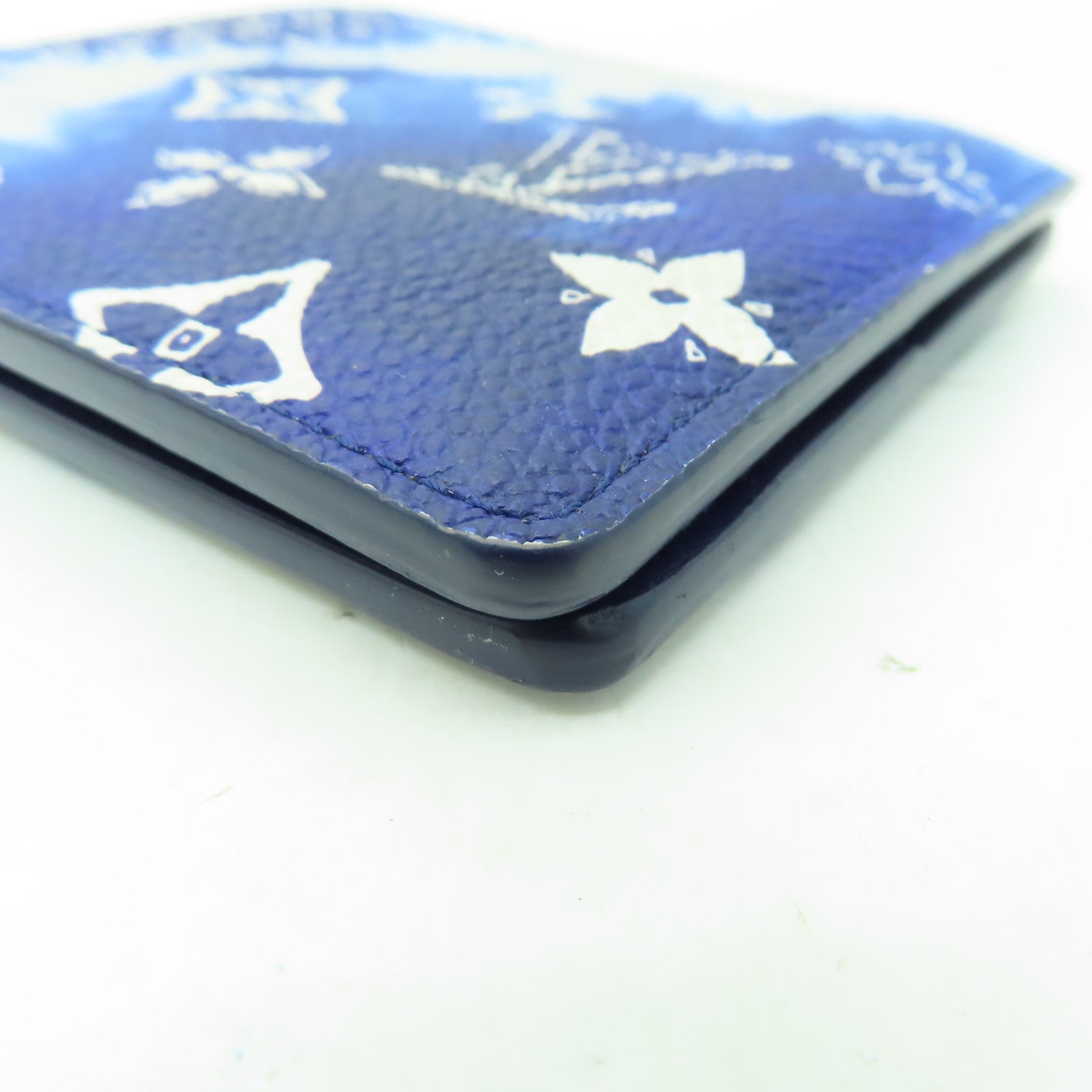 LOUIS VUITTON Monogram Bandana Slender Wallet錢包藍色/白色