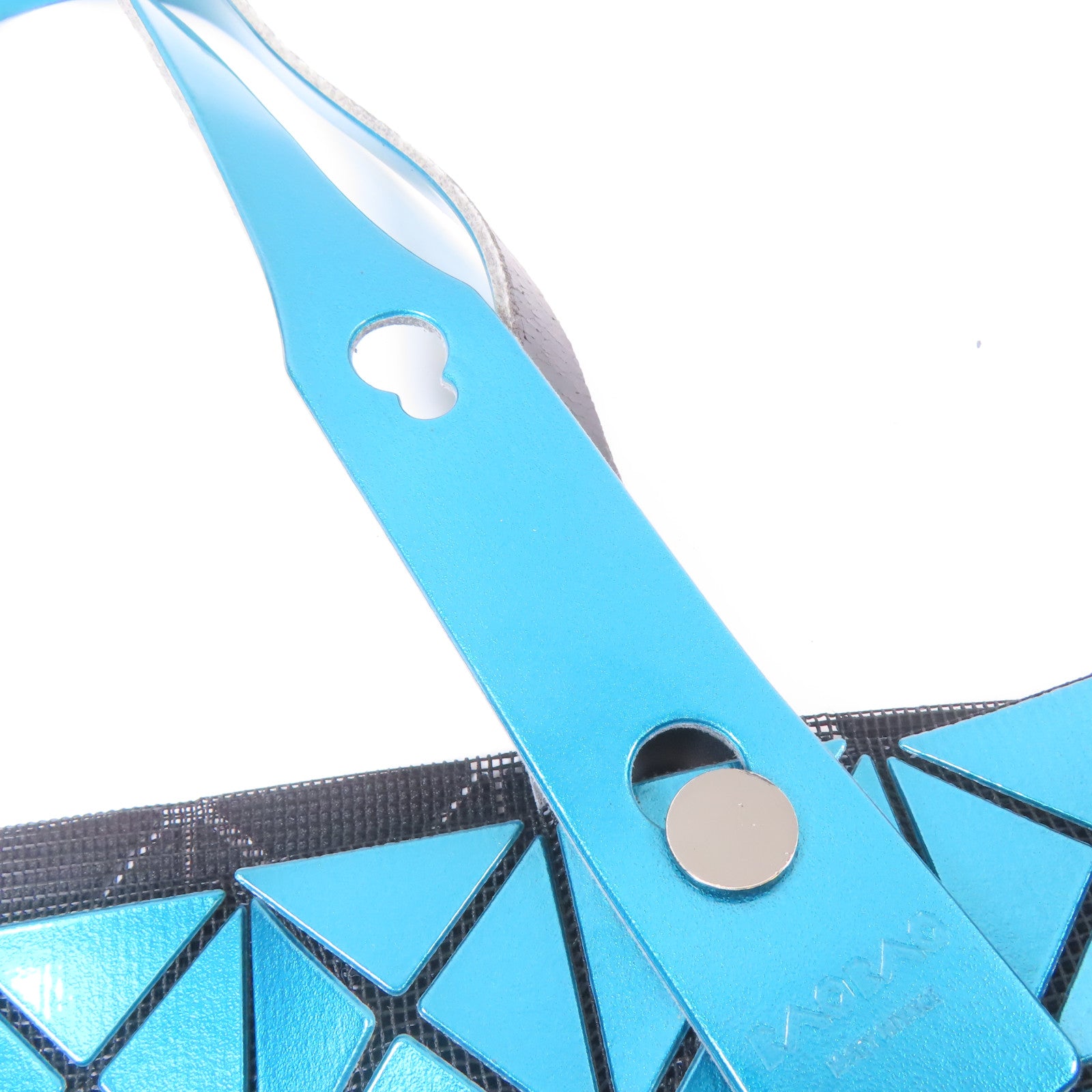 ISSEY MIYAKE PVC Tote Bag黑扣手挽袋藍色