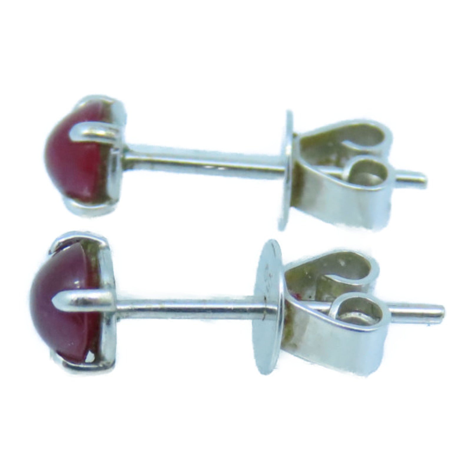 JEWELRY 18K白金Ruby Earrings红宝石耳环