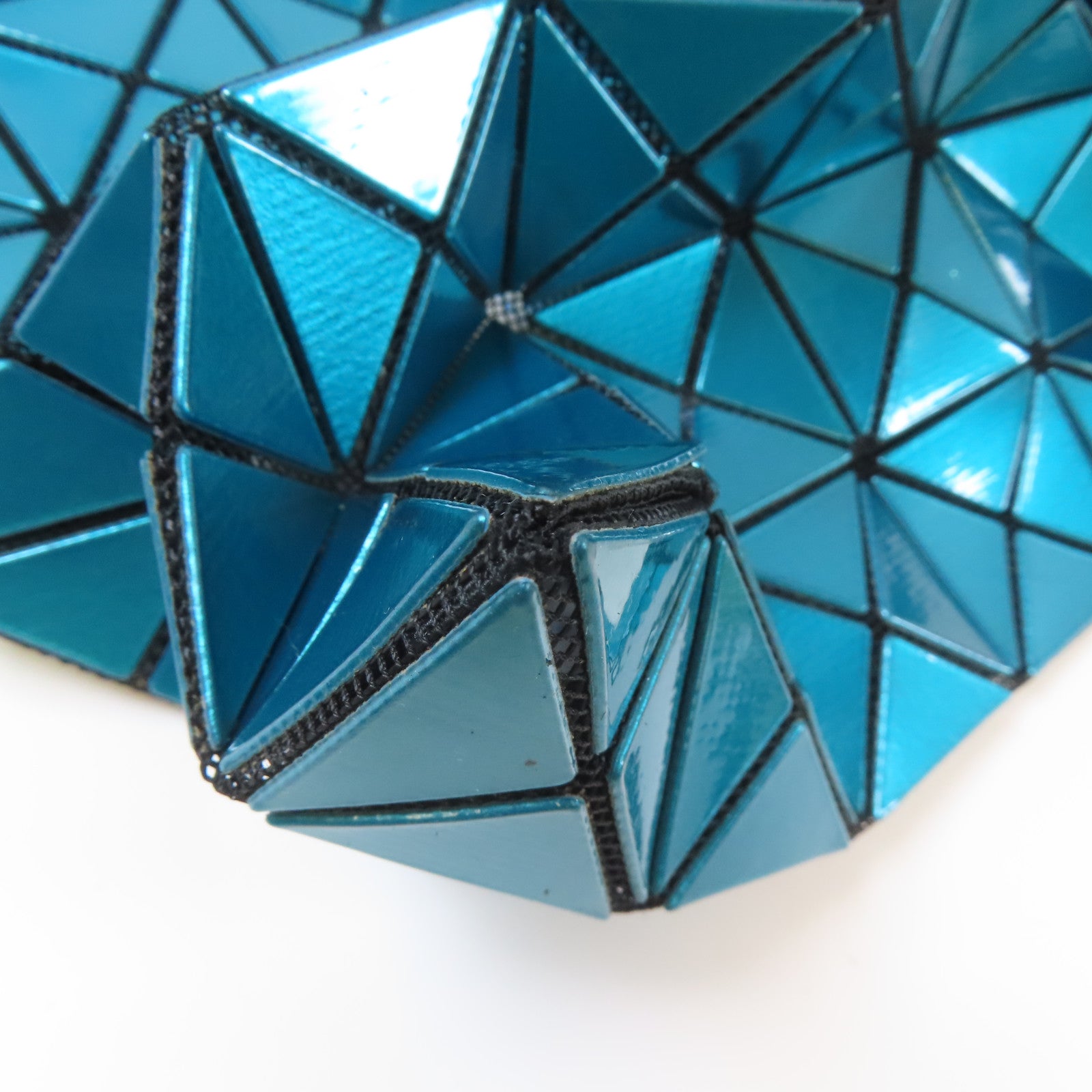 ISSEY MIYAKE PVC Tote Bag黑扣手挽袋藍色