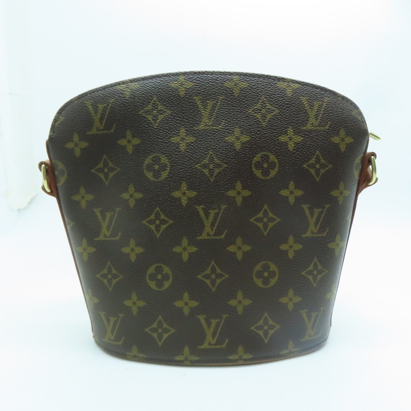LOUIS VUITTON Monogram Drouot金扣肩背袋啡色