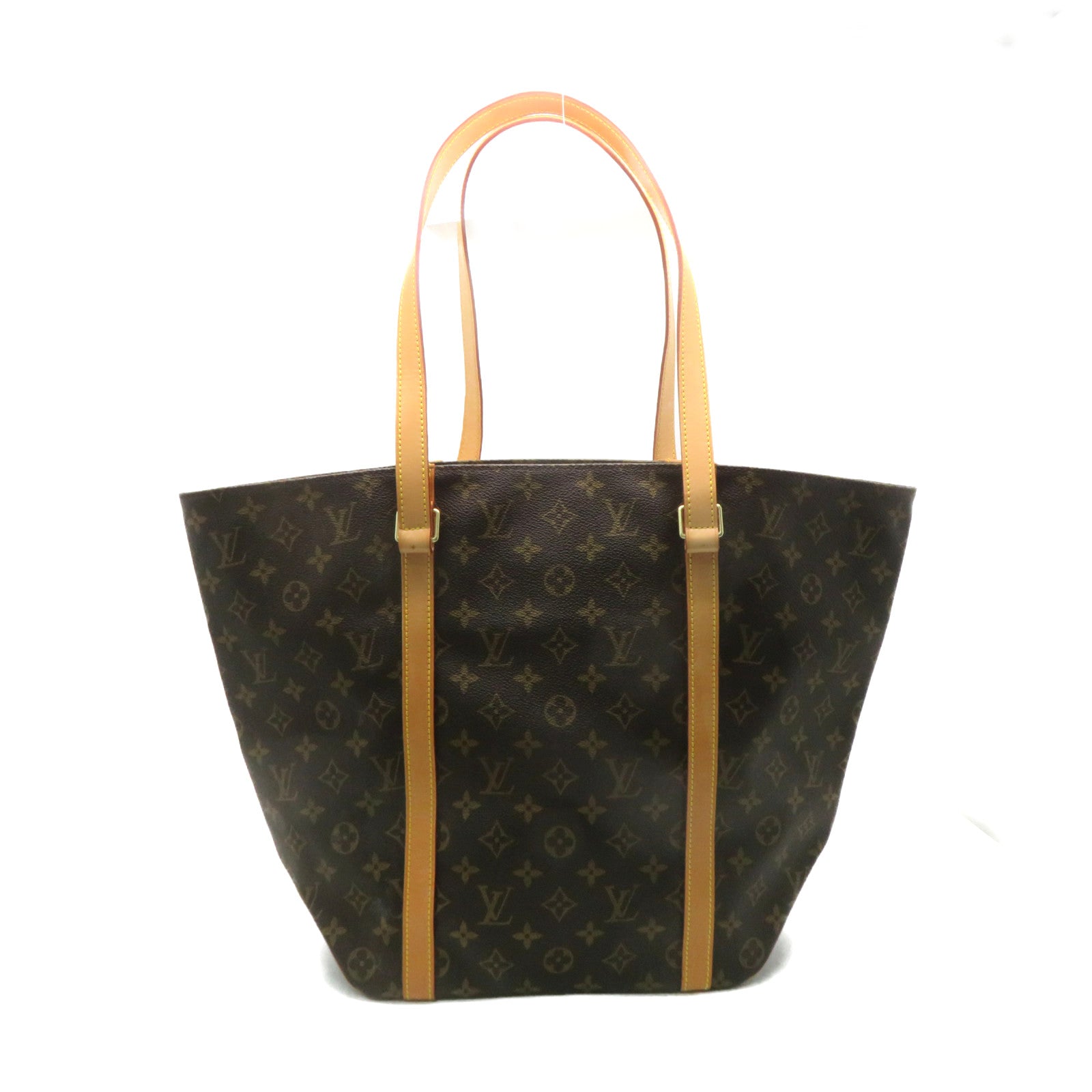 LOUIS VUITTON Monogram Sac Shopping Bag brown