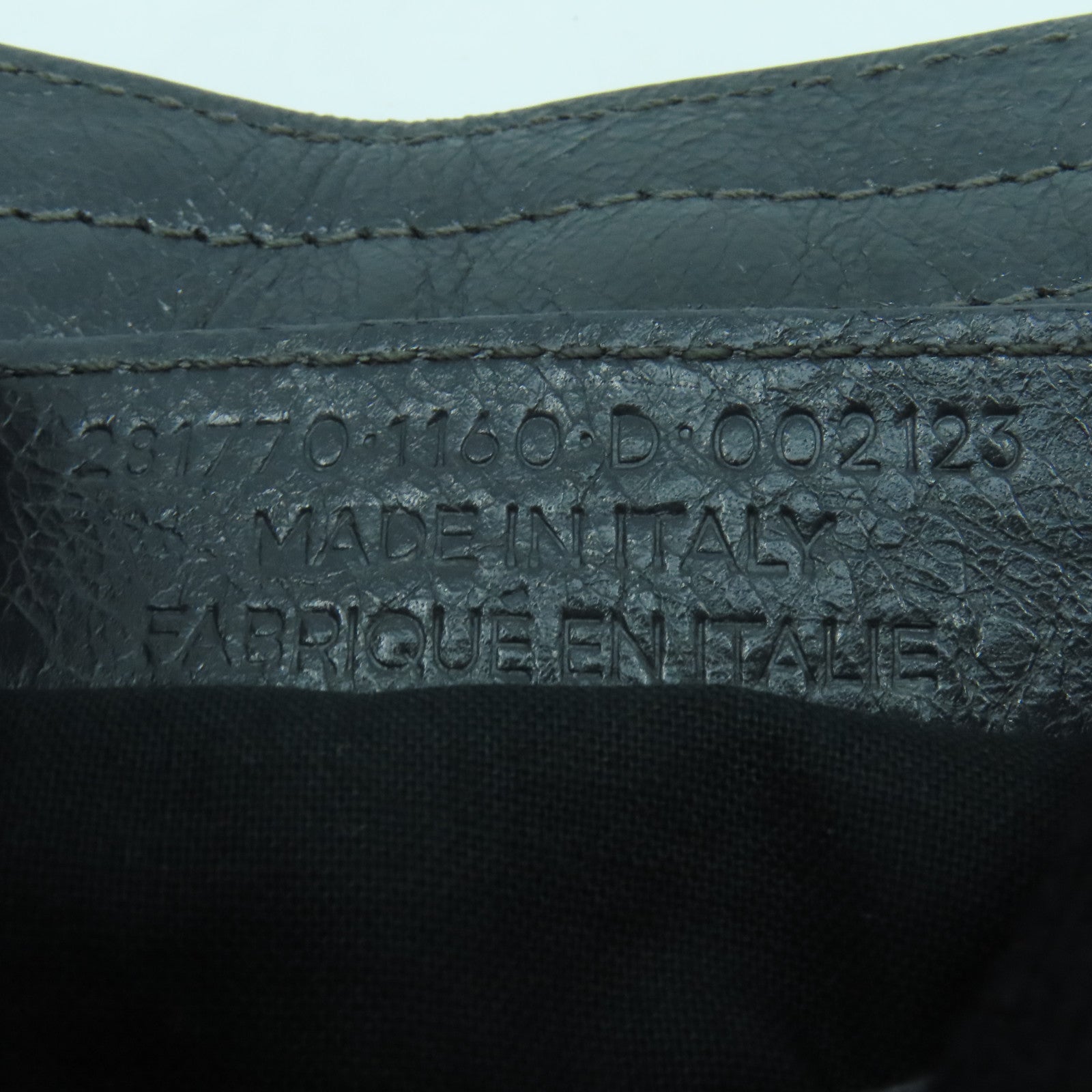 BALENCIAGA 牛皮皮革Giant City銀扣手挽肩背兩用袋灰色