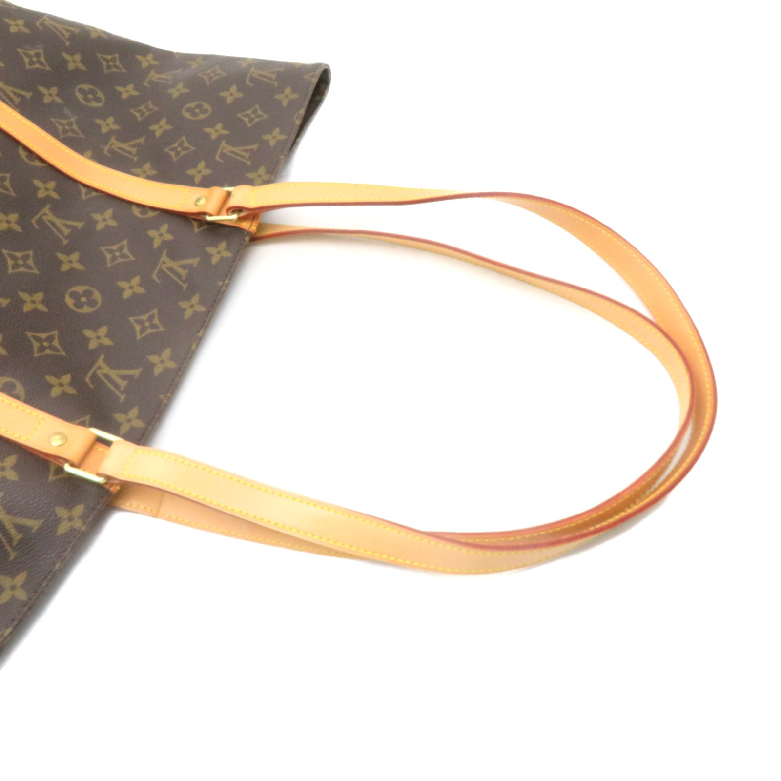 LOUIS VUITTON Monogram Sac Shopping Bag brown