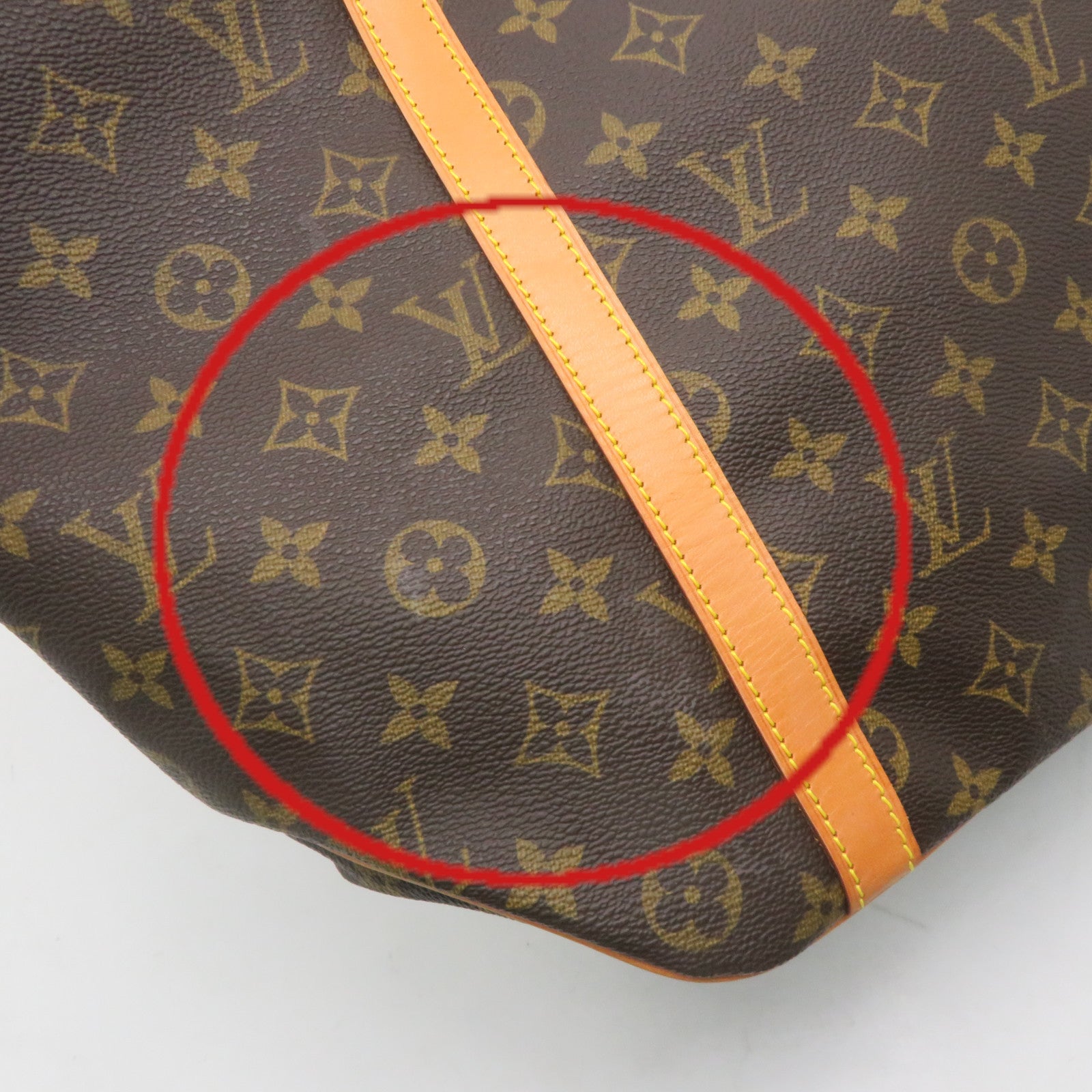 LOUIS VUITTON Monogram Sac Shopping Bag brown