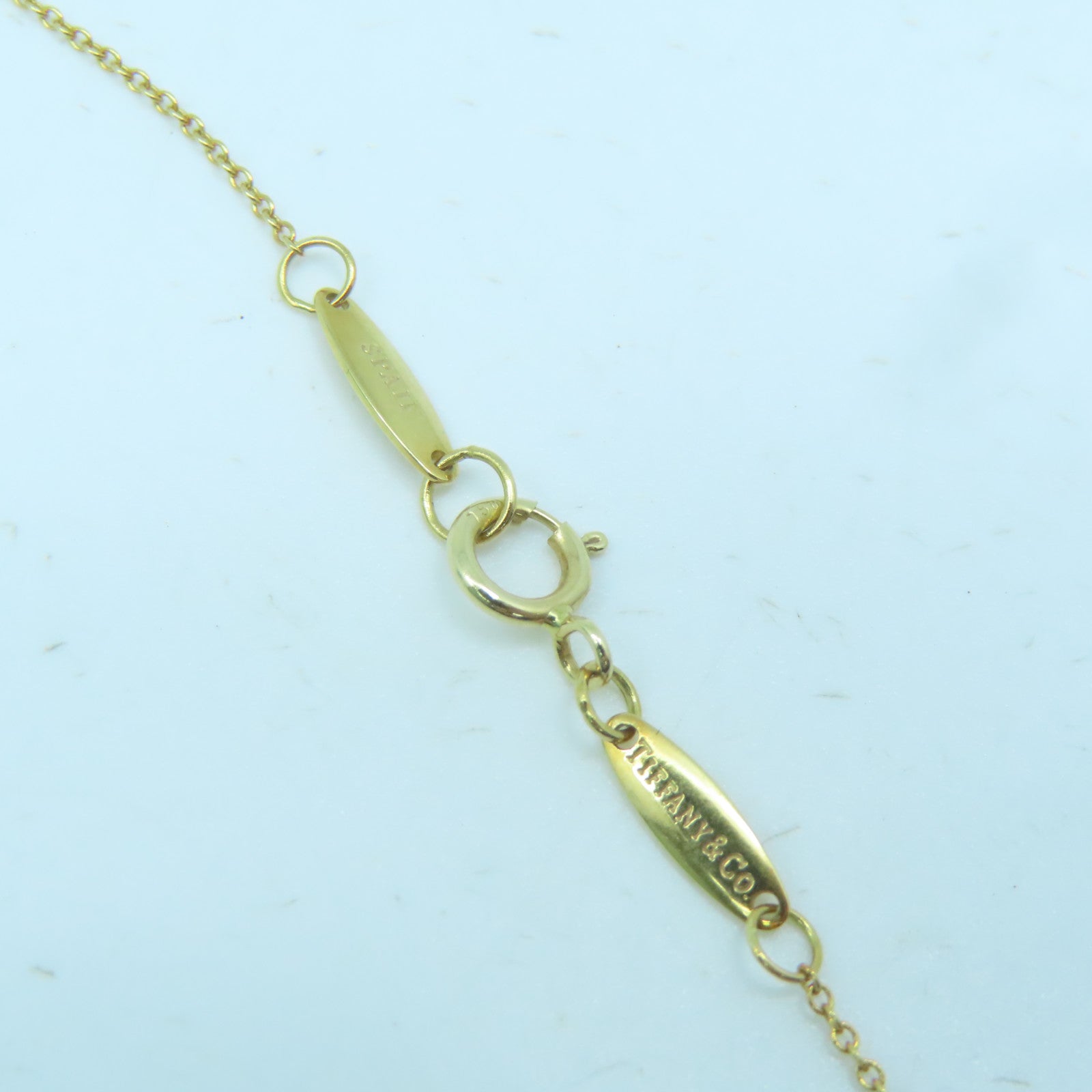 TIFFANY＆CO 【激減優惠】18K黃金Heart Necklace項鍊金色