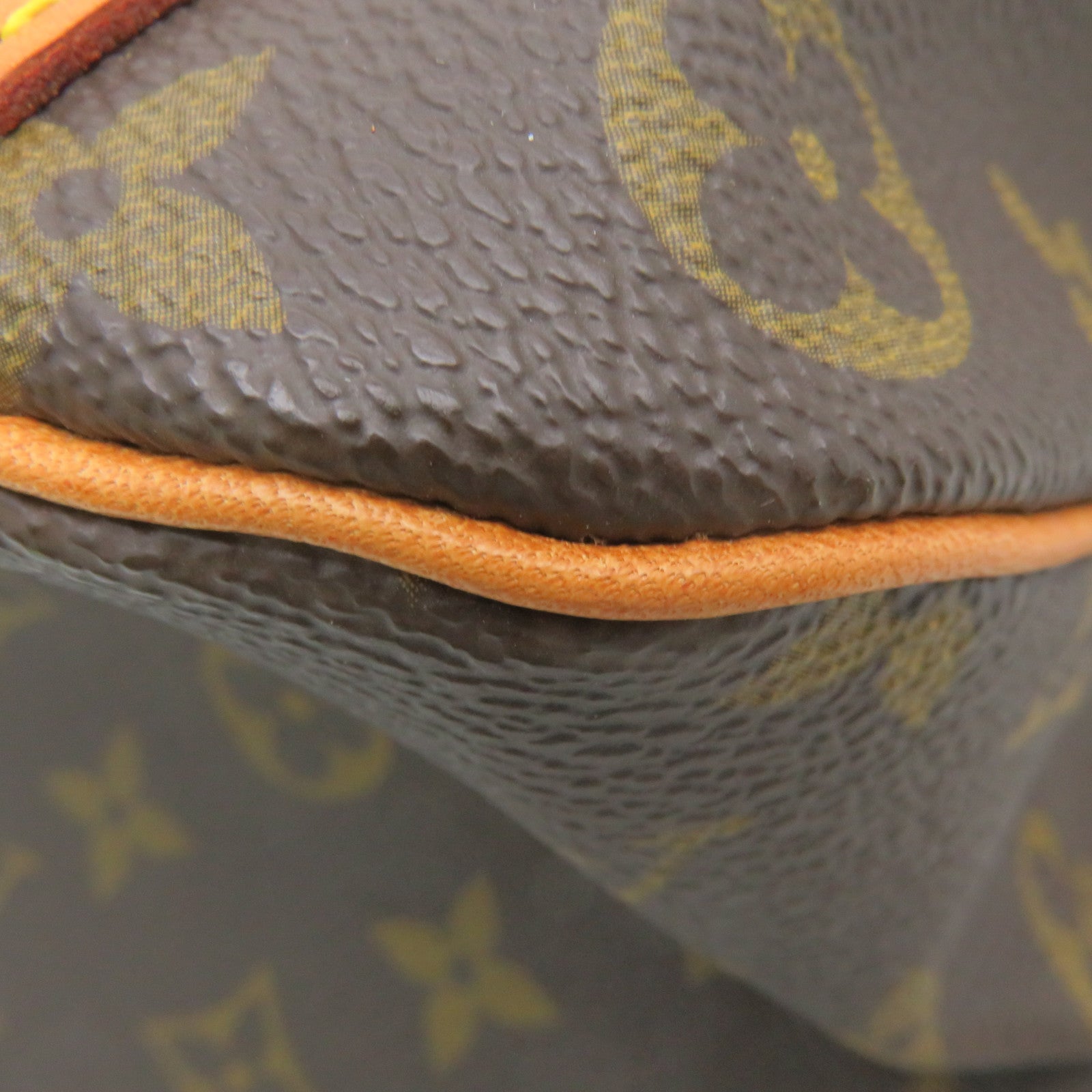 LOUIS VUITTON Monogram Sac Shopping Bag brown