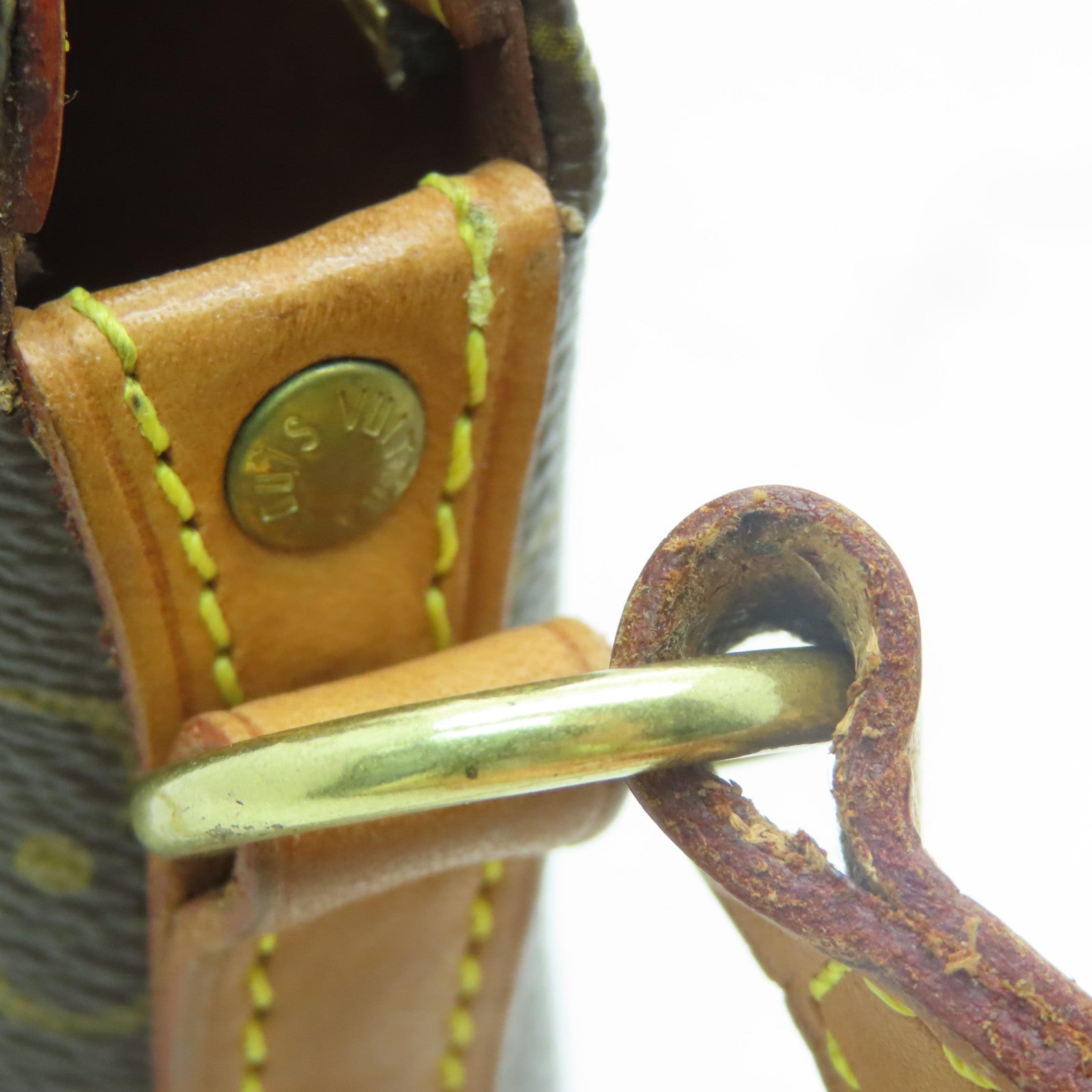 LOUIS VUITTON Monogram Drouot金扣肩背袋啡色