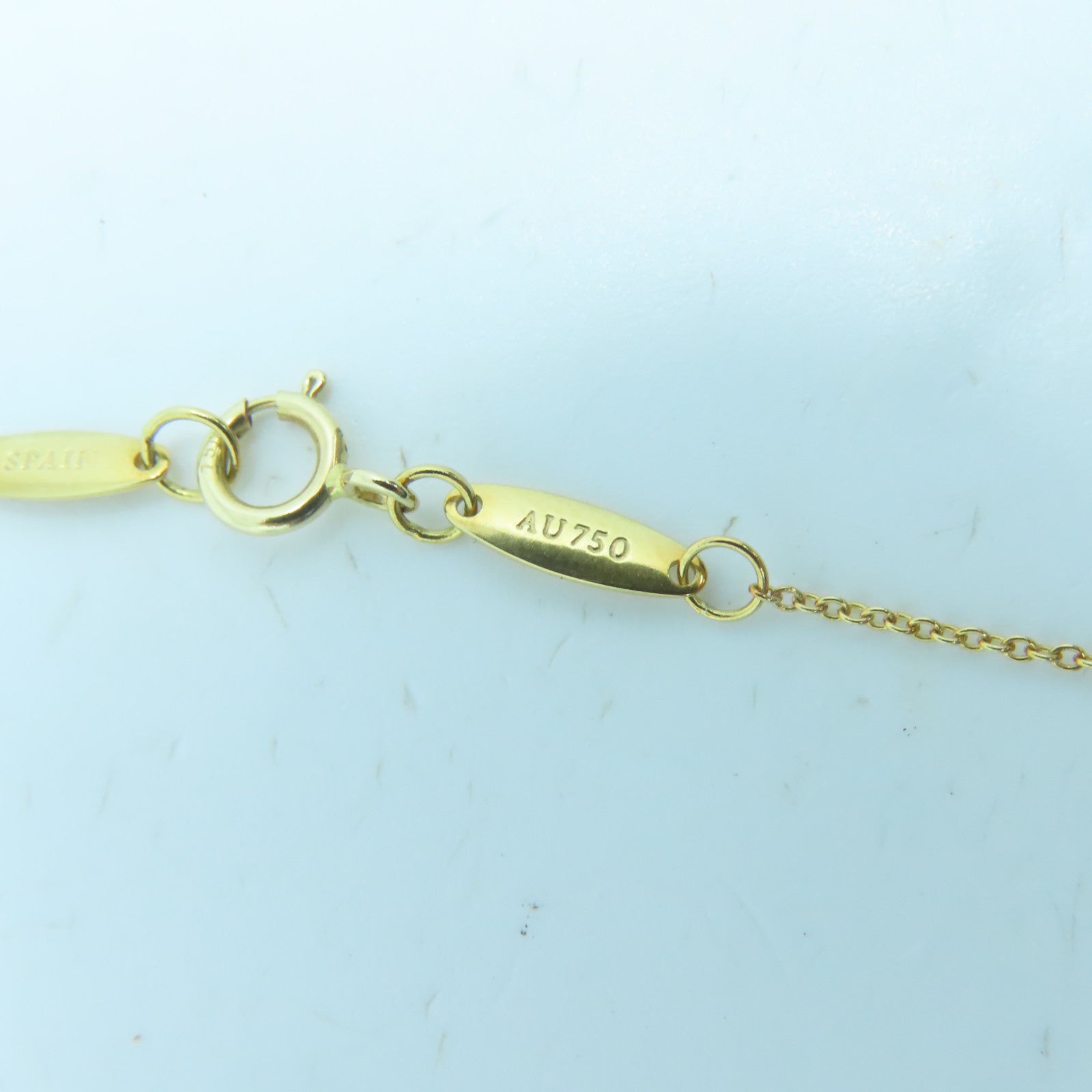 TIFFANY＆CO 【激減優惠】18K黃金Heart Necklace項鍊金色