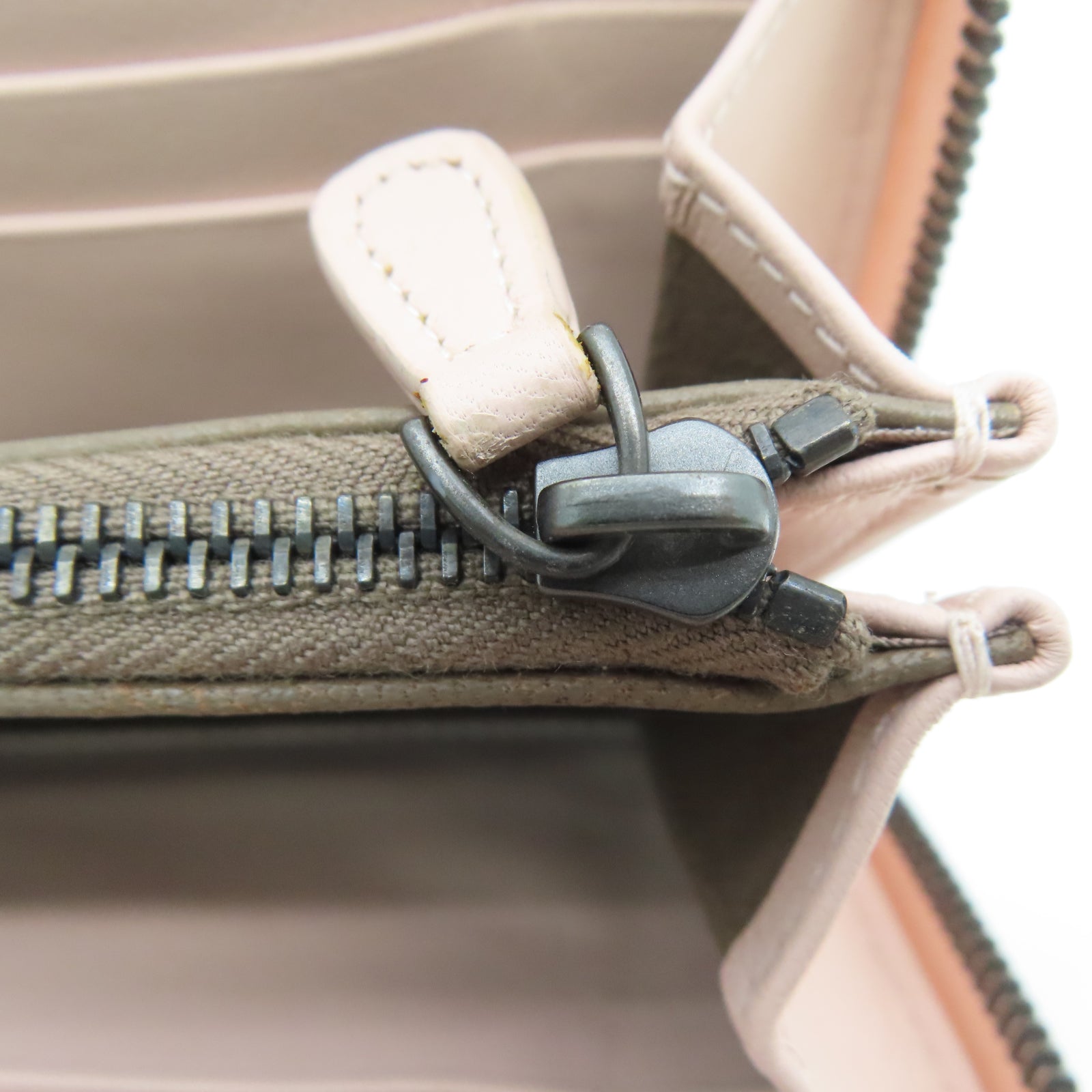 BOTTEGA VENETA 【激減優惠】羊皮皮革Long Wallet錢包粉紅色